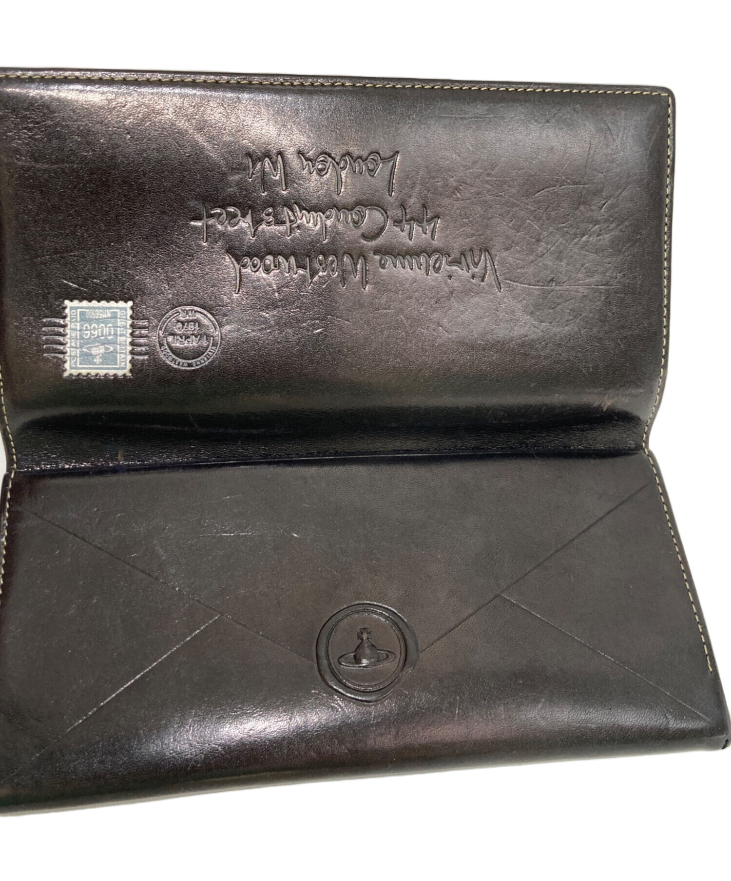 【未使用品】Vivienne Westwood 長財布 ブラック エンベロープ 中古・古着通販】Vivienne Westwood (ヴィヴィアンウエストウッド