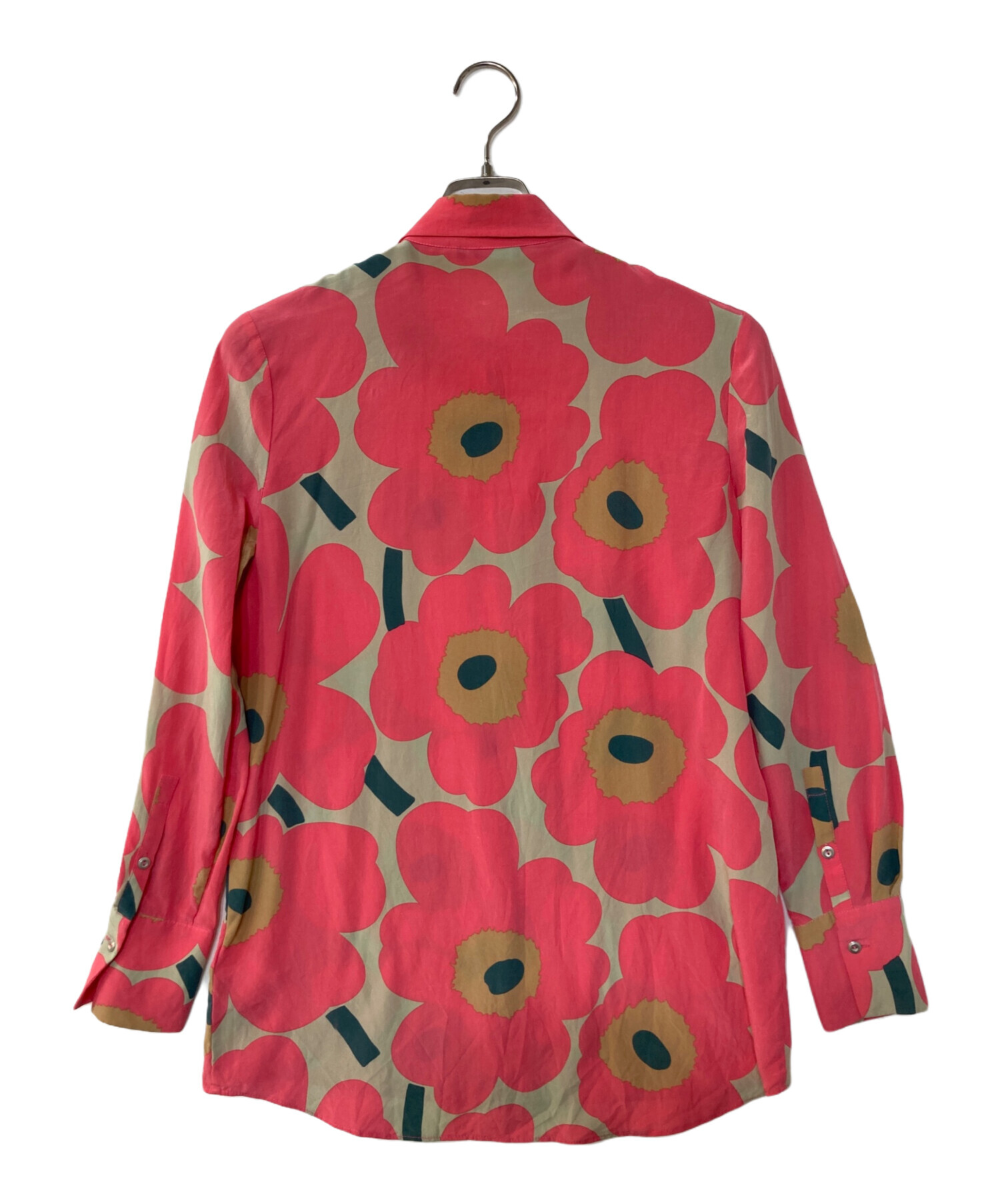 中古・古着通販】marimekko (マリメッコ) シルクウニッコ柄シャツ
