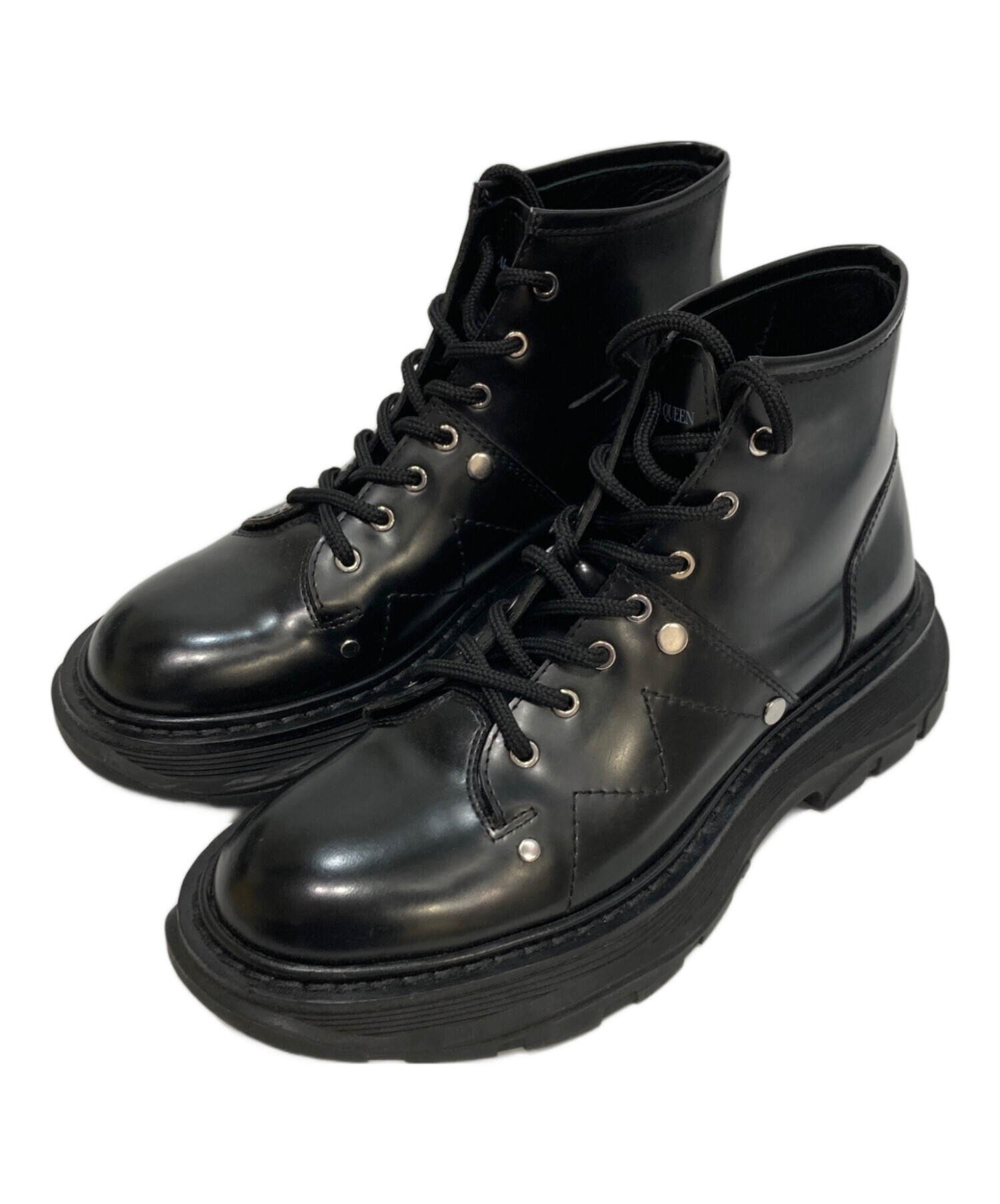 【未使用に近い】alexander mcqueen ブーツ 中古・古着通販】ALEXANDER McQUEEN (アレキサンダーマックイーン