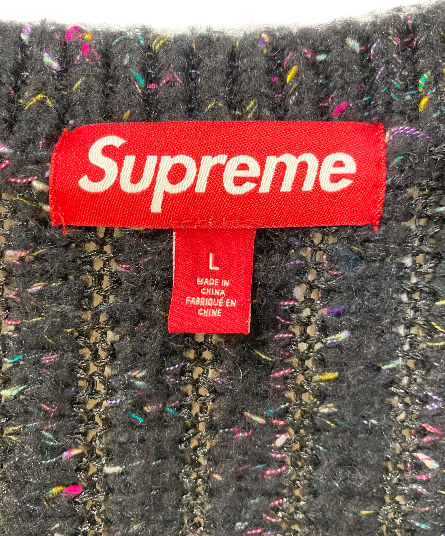 中古・古着通販】SUPREME (シュプリーム) confetti cardigan