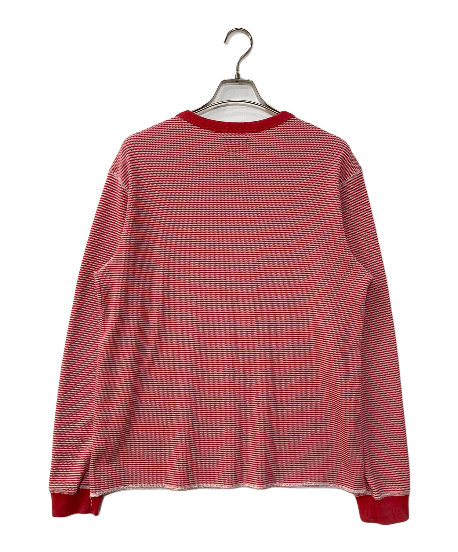 STUSSY ステューシー ブルゾン（その他） M 赤 【古着】【中古】【送料無料】 中古・古着通販】stussy (ステューシー) サーマルカットソー レッド