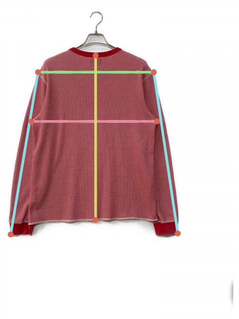 中古・古着通販】stussy (ステューシー) サーマルカットソー レッド