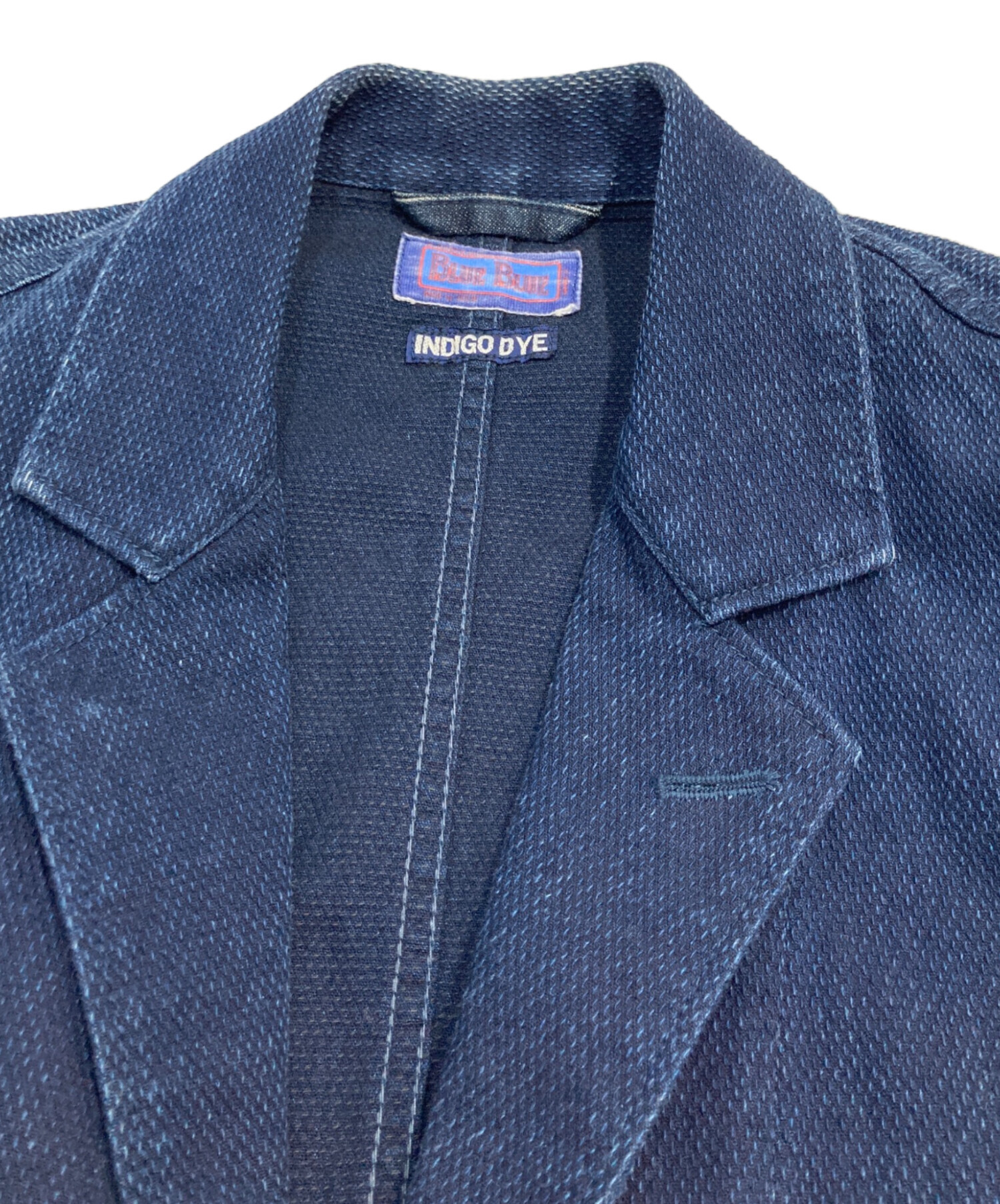中古・古着通販】BLUE BLUE (ブルーブルー) 刺し子インディゴ染め