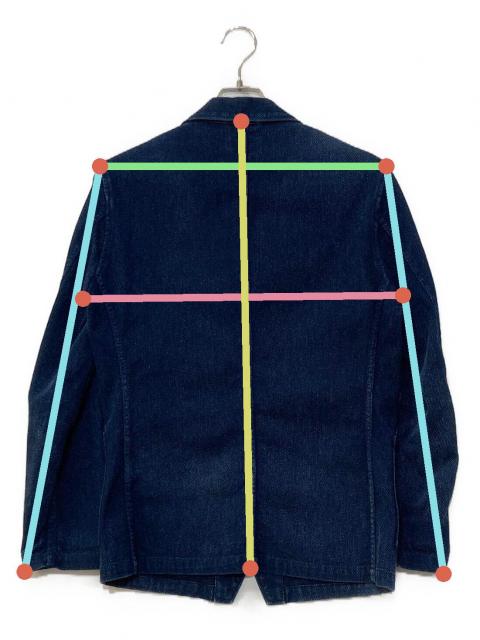 中古・古着通販】BLUE BLUE (ブルーブルー) 刺し子インディゴ染め