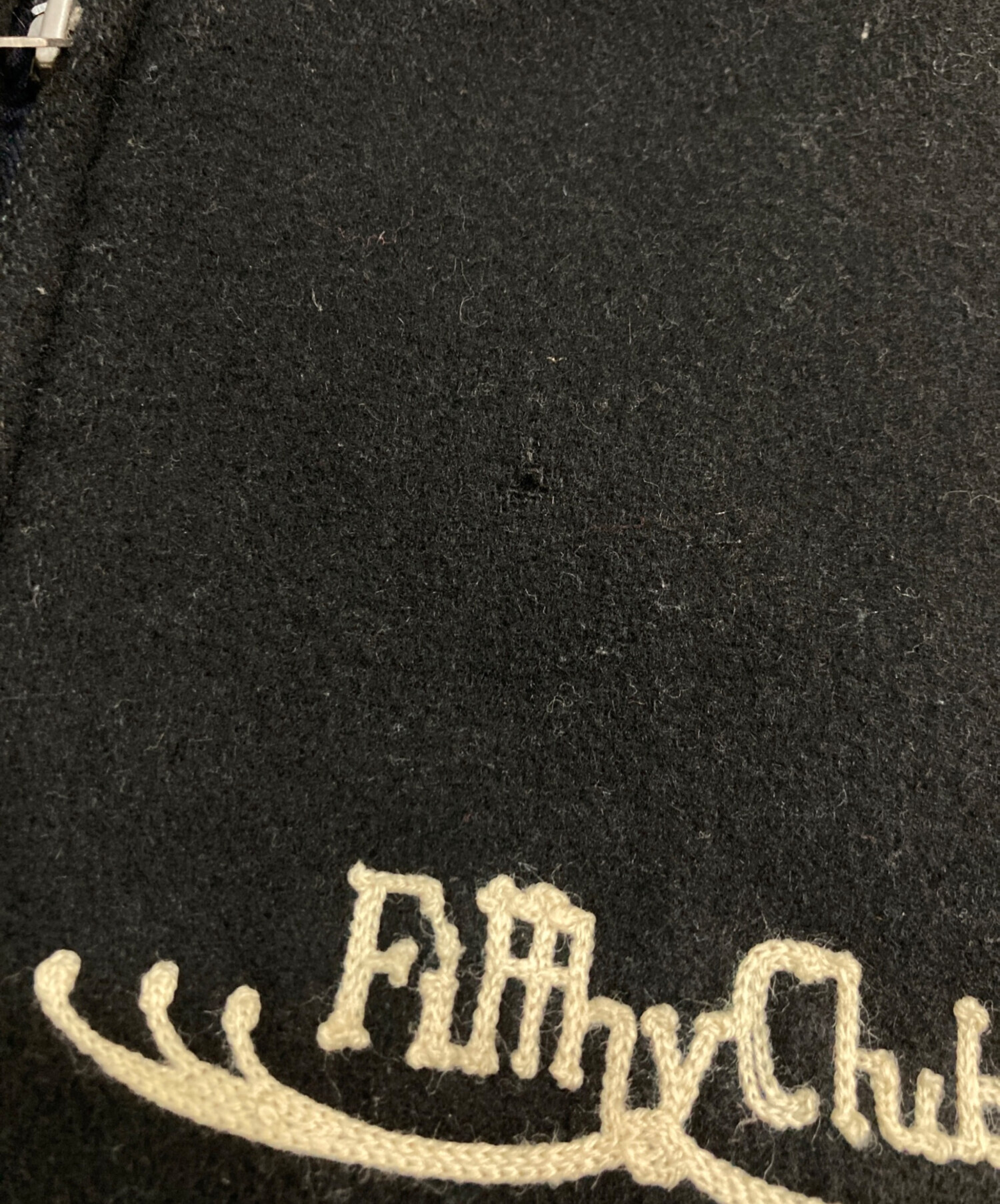 中古・古着通販】RATS (ラッツ) ウールクラブスタジャン ブラック