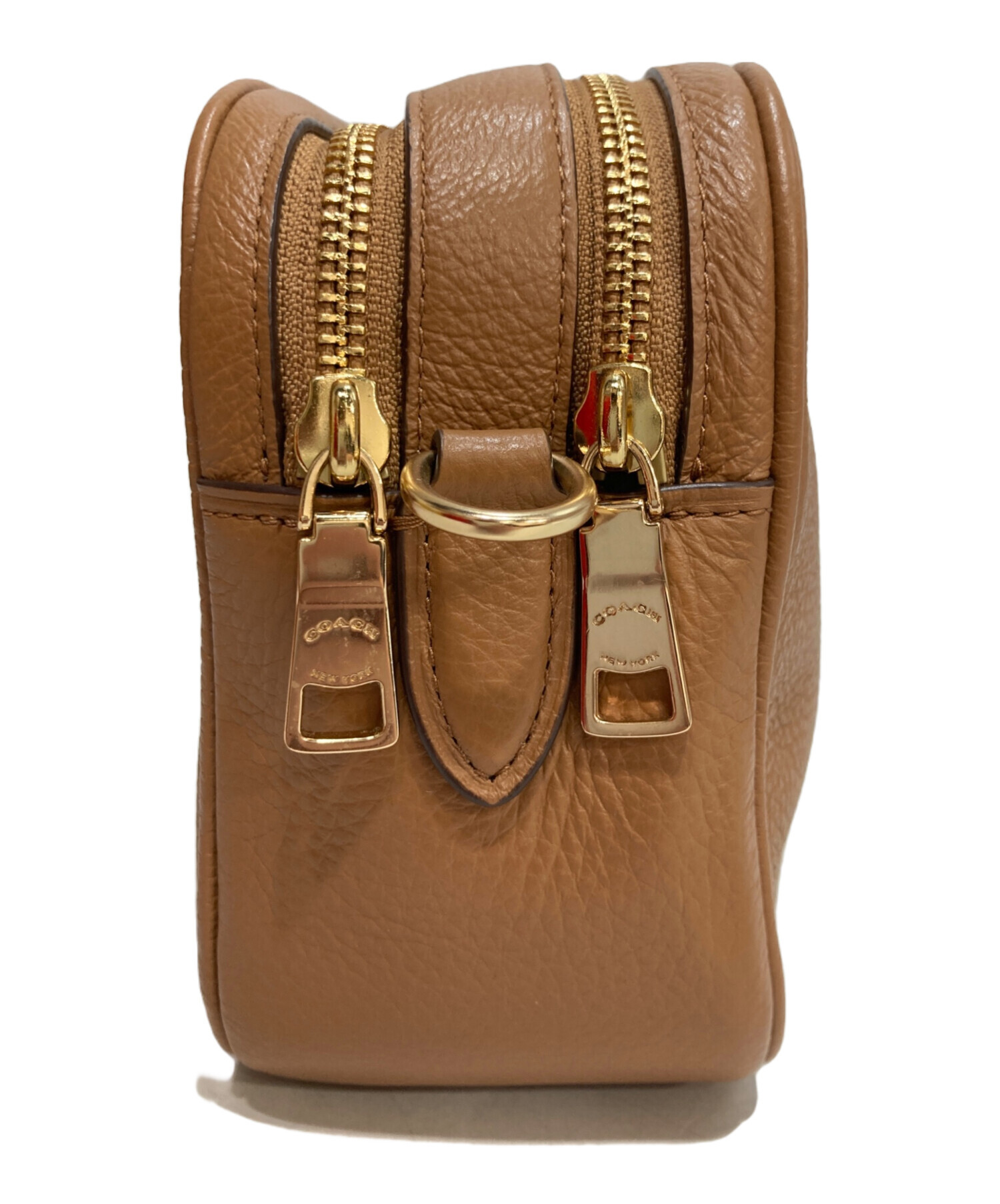 中古・古着通販】COACH (コーチ) ロゴショルダーバッグ ブラウン 