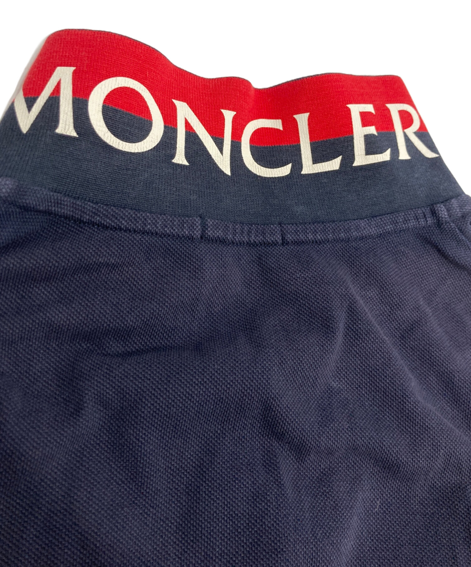 中古・古着通販】MONCLER (モンクレール) ポロシャツ ネイビー サイズ