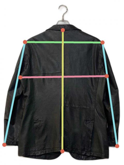 中古・古着通販】PAUL SMITH (ポールスミス) ラムレザー テーラード