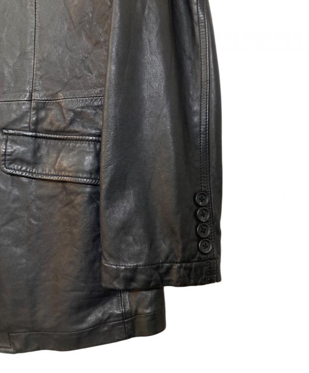 中古・古着通販】PAUL SMITH (ポールスミス) ラムレザー テーラード