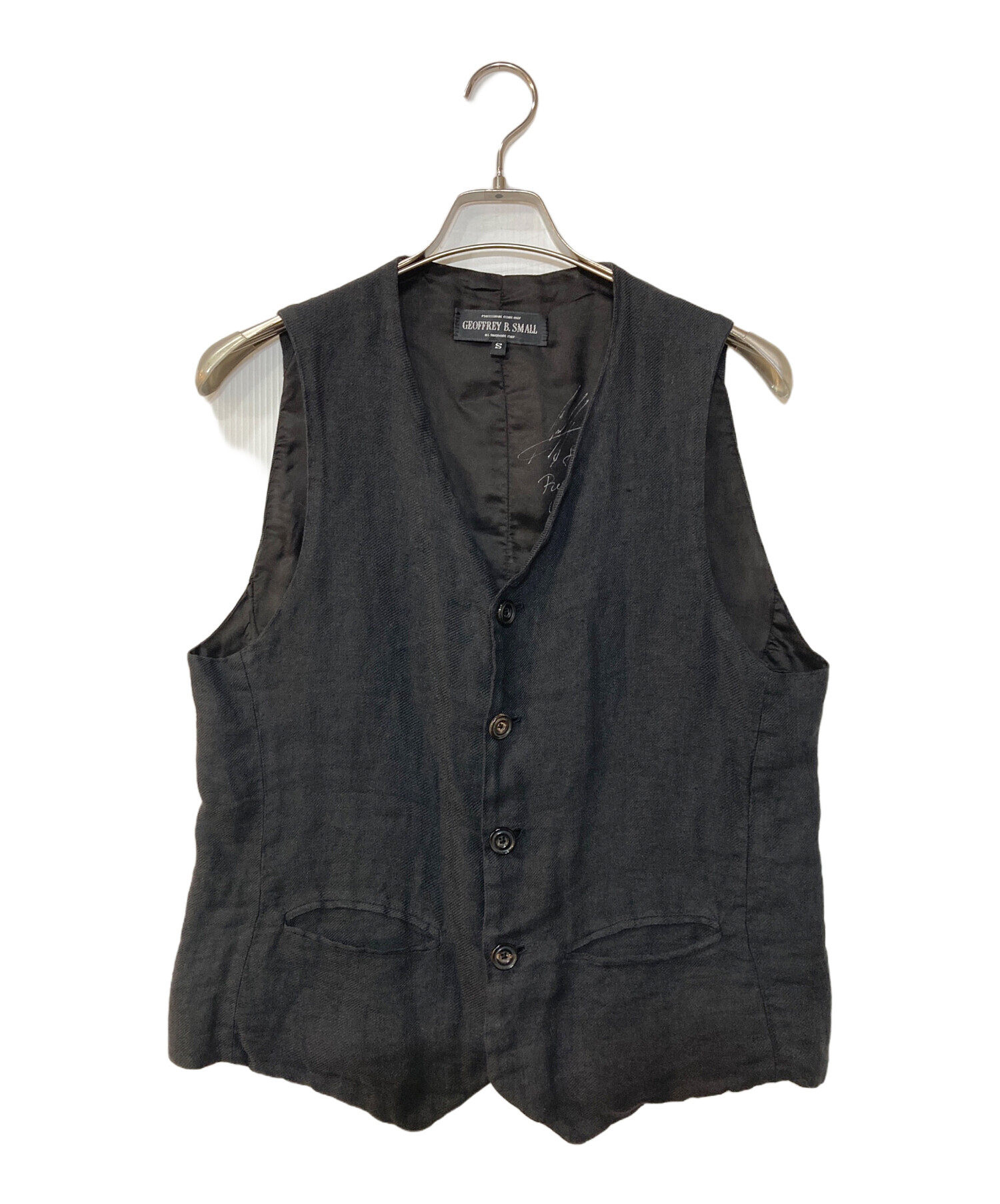 GEOFFREY B. SMALL　ジレ・ベスト 中古・古着通販】GEOFFREY B SMALL (ジェフリービースモール) ジレ