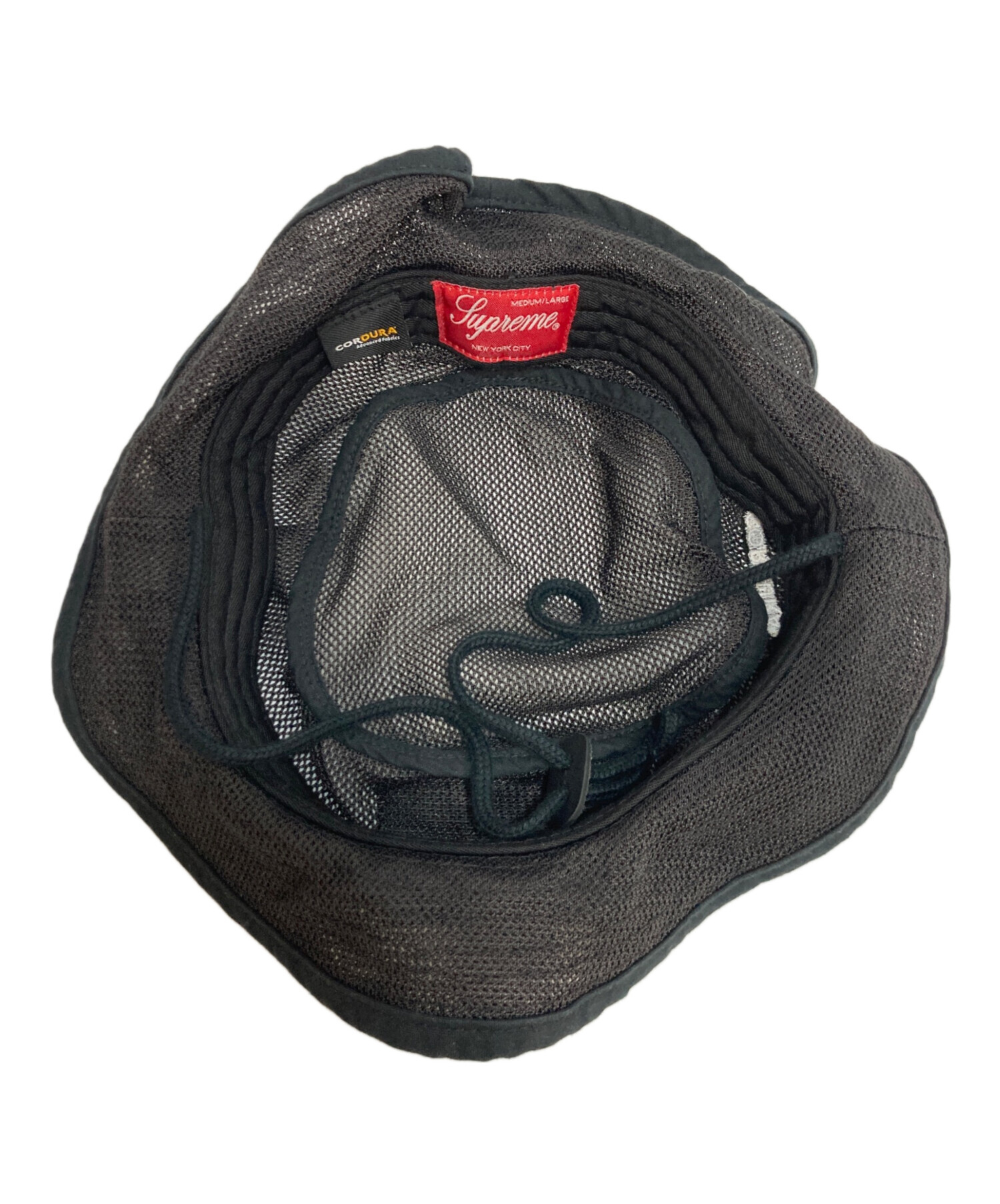 新品　Supreme CORDURA メッシュハット 黒　最終価格 Supreme - シュプリーム SUPREME MESH CORDURA BOONIE ハットの通販 by