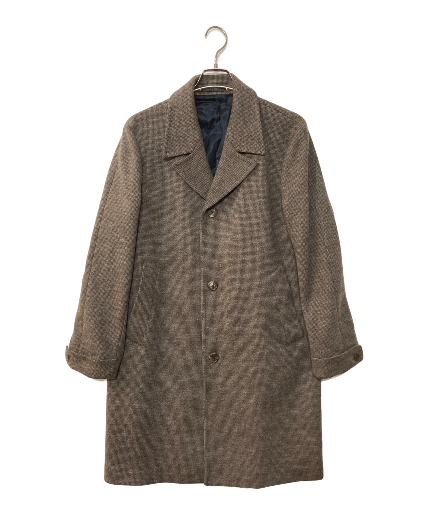 極美品 ポールスミス チェスターコート ウール 上品コーデ お洒落 ブラウン L 中古・古着通販】PAUL SMITH (ポールスミス) ウールチェスターコート