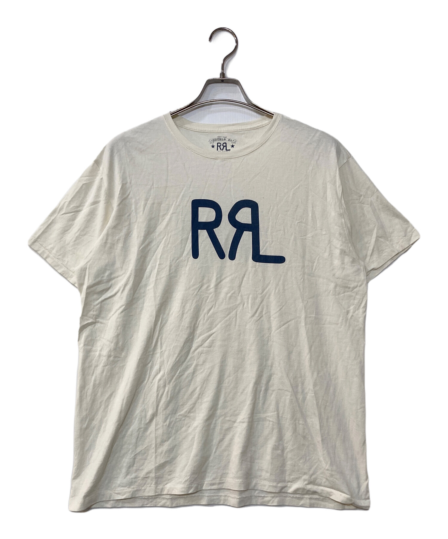 中古・古着通販】RRL (ダブルアールエル) ロゴプリントTシャツ 