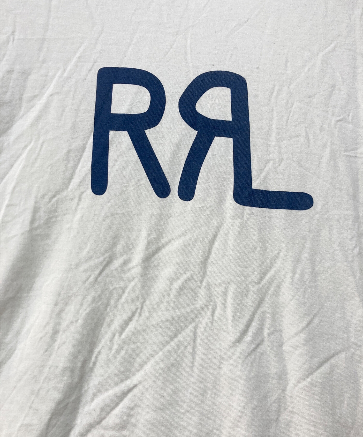 中古・古着通販】RRL (ダブルアールエル) ロゴプリントTシャツ
