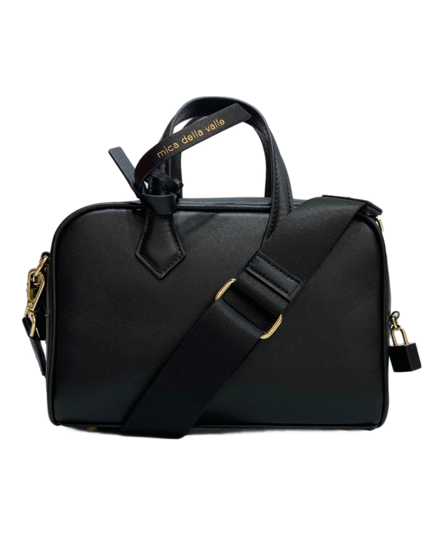 未使用級　Noble mica della valle　2way バッグ　黒 NOBLE（ノーブル） 「mica della valle」2WAYバッグ FREE ブラック