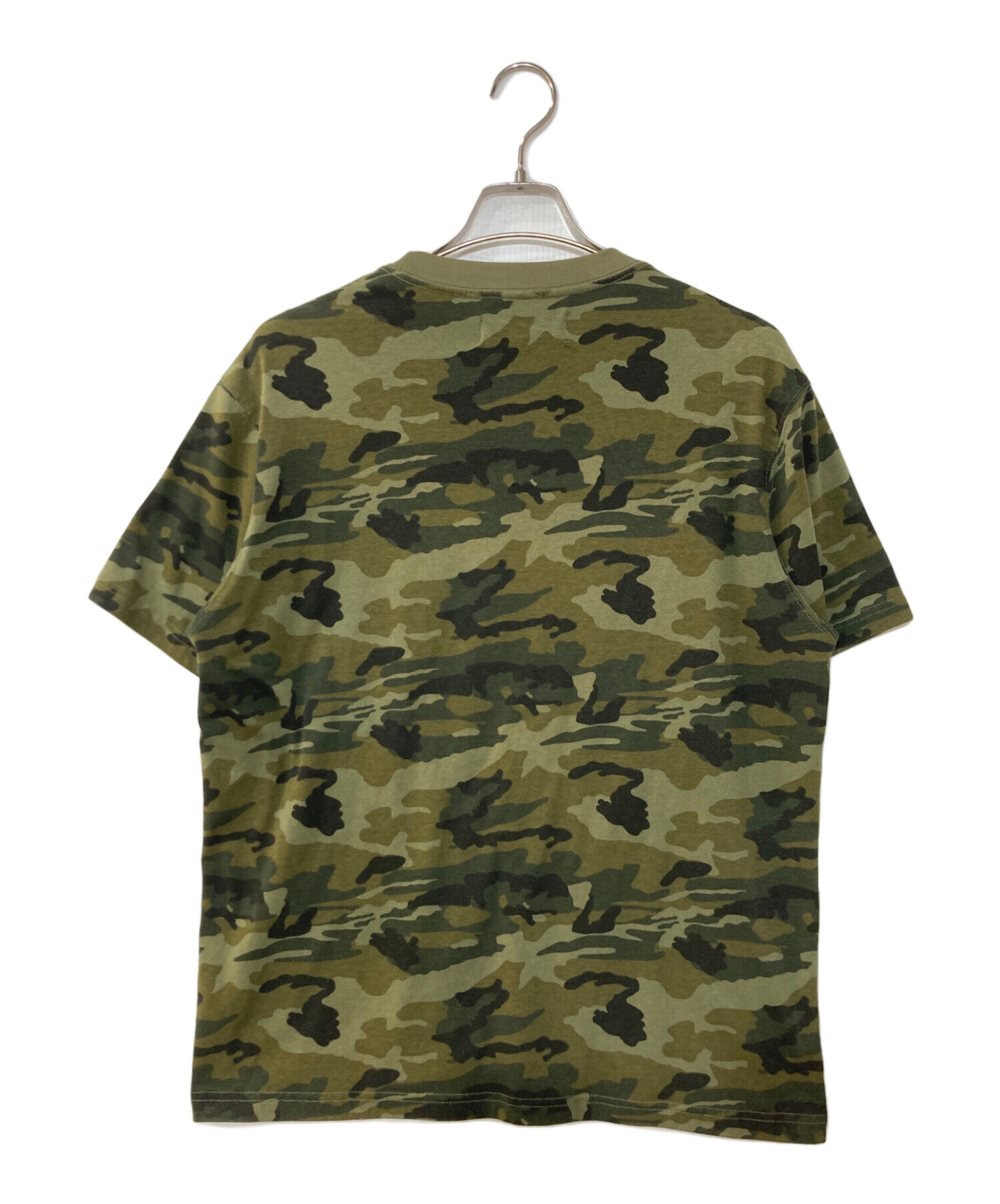 中古・古着通販】AFB (エーエフビー) カモ柄迷彩Tシャツ グリーン