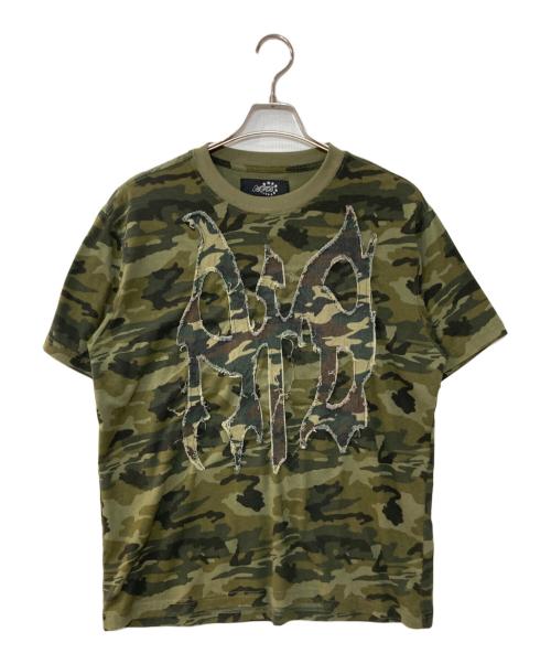 中古・古着通販】AFB (エーエフビー) カモ柄迷彩Tシャツ グリーン