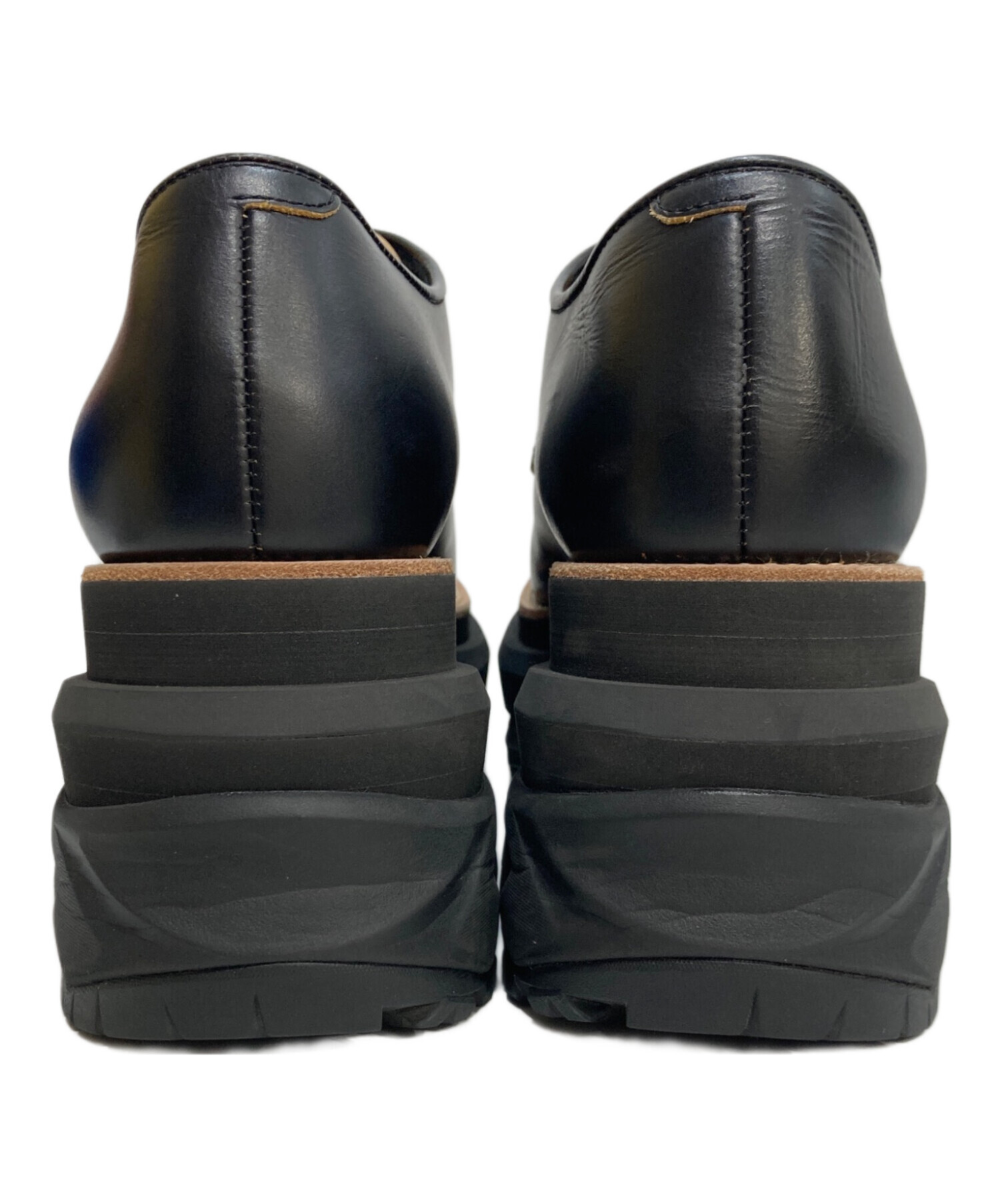中古・古着通販】sacai (サカイ) Leather Oxford ブラック サイズ:43