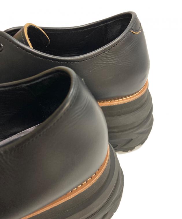 中古・古着通販】sacai (サカイ) Leather Oxford ブラック サイズ:43