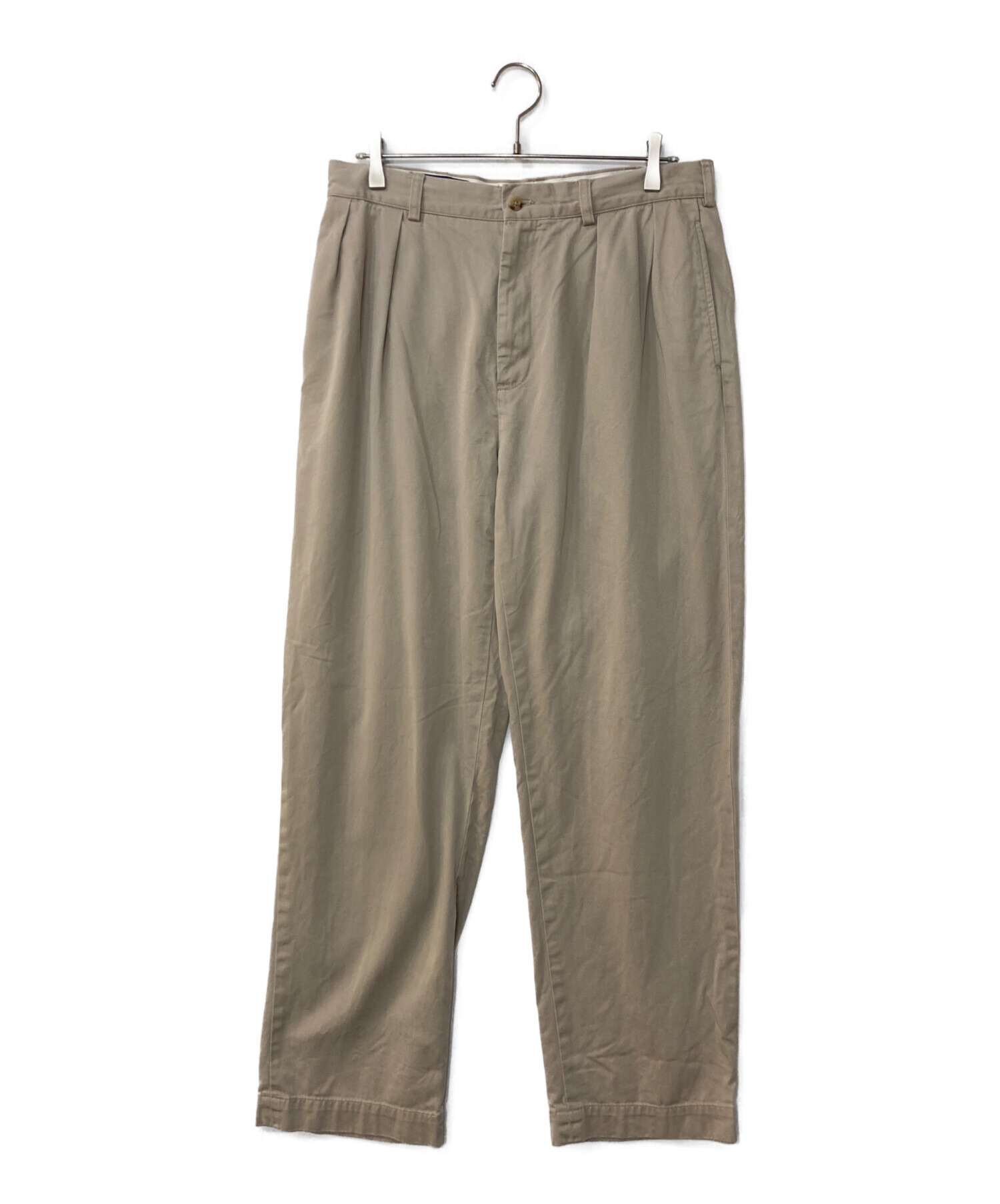 【現行タグポロチノタグ復刻】ラルフローレン 2タック ワイド リラックス 中古・古着通販】POLO RALPH LAUREN (ポロ・ラルフローレン) 2タック