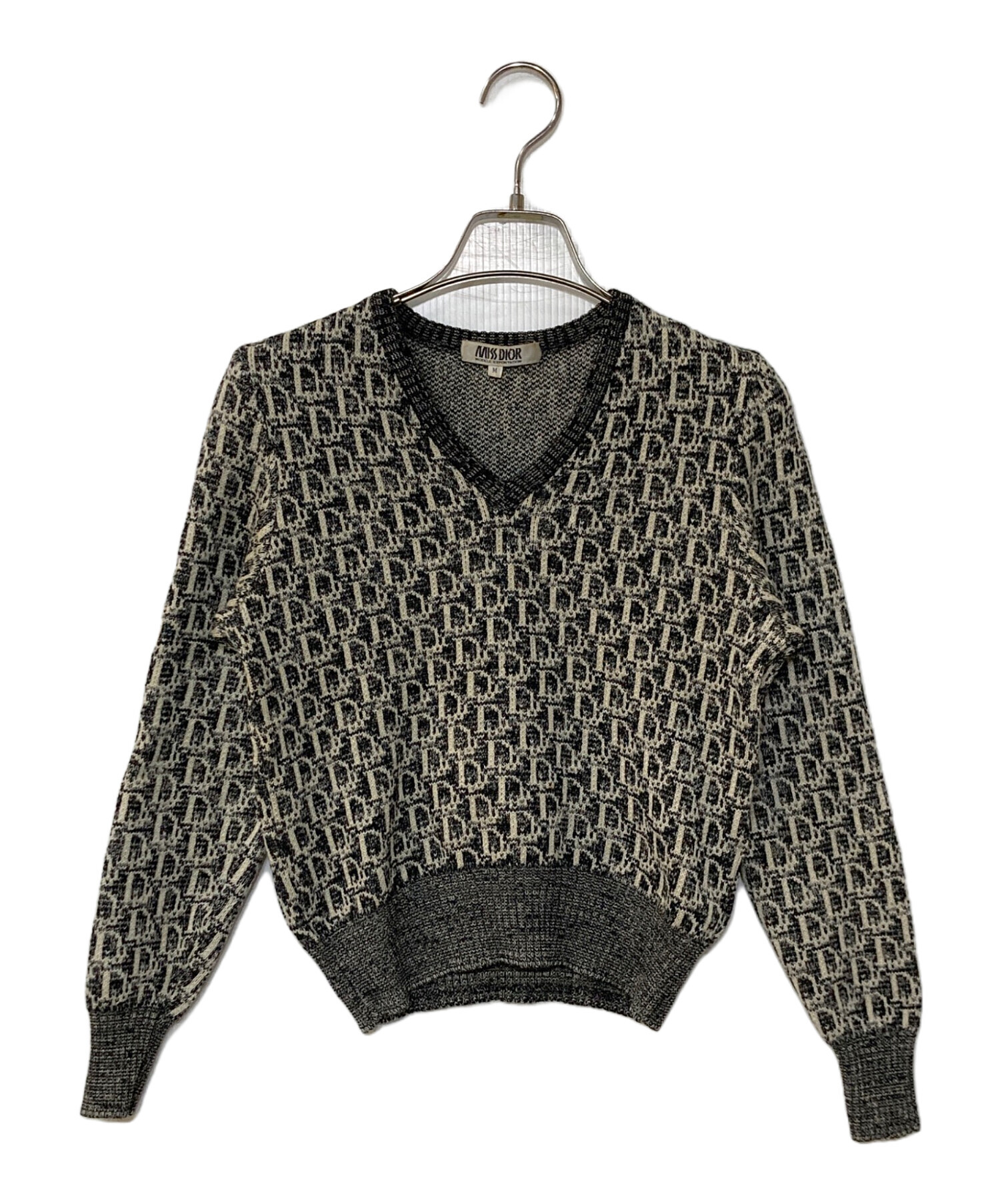 激レア　Christian Dior トロッター柄　ドライバーズニット　ウール 中古・古着通販】Christian Dior (クリスチャン ディオール) 21AW