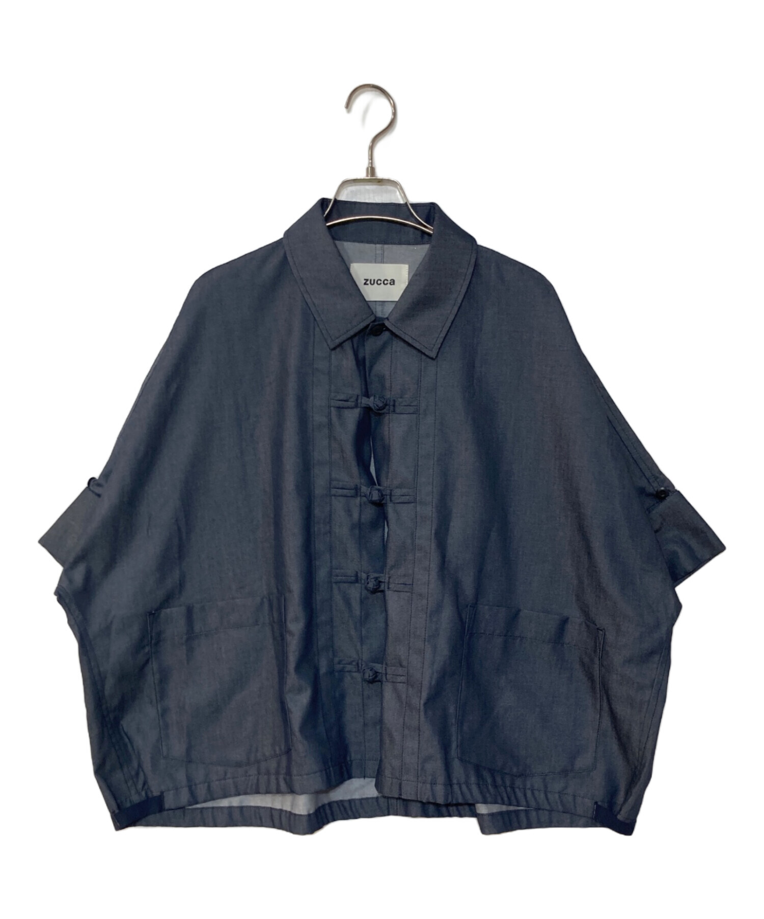 中古・古着通販】ZUCCA (ズッカ) シャツジャケット グレー サイズ:M
