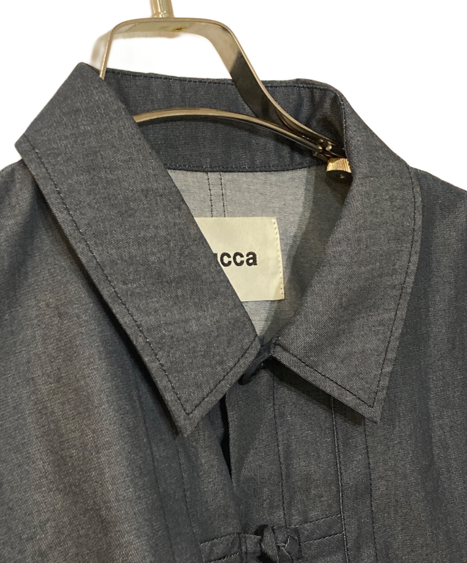 中古・古着通販】ZUCCA (ズッカ) シャツジャケット グレー サイズ:M
