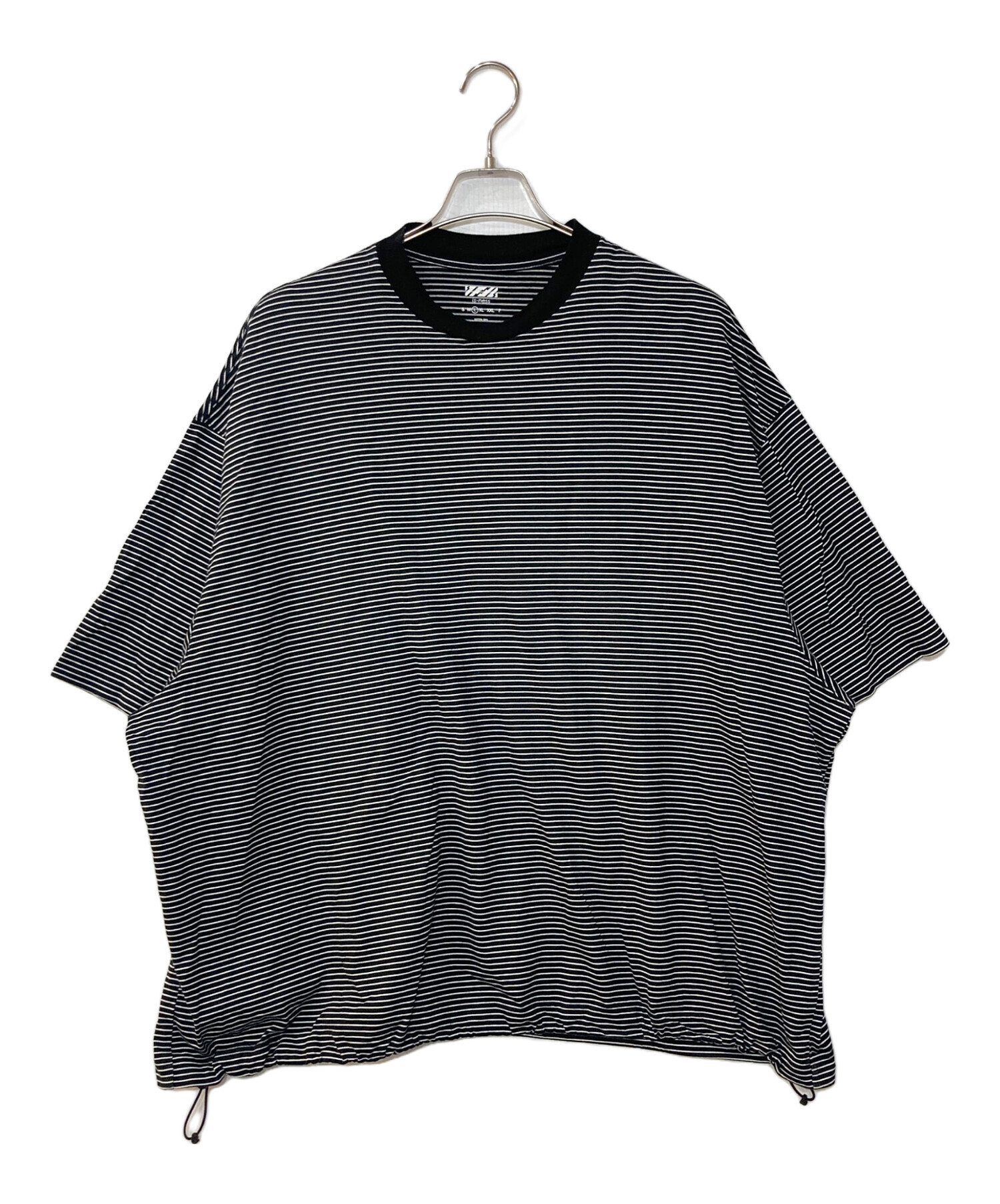 中古・古着通販】is-ness (イズネス) BALLOON SHORT SLEEVE ボーダーT