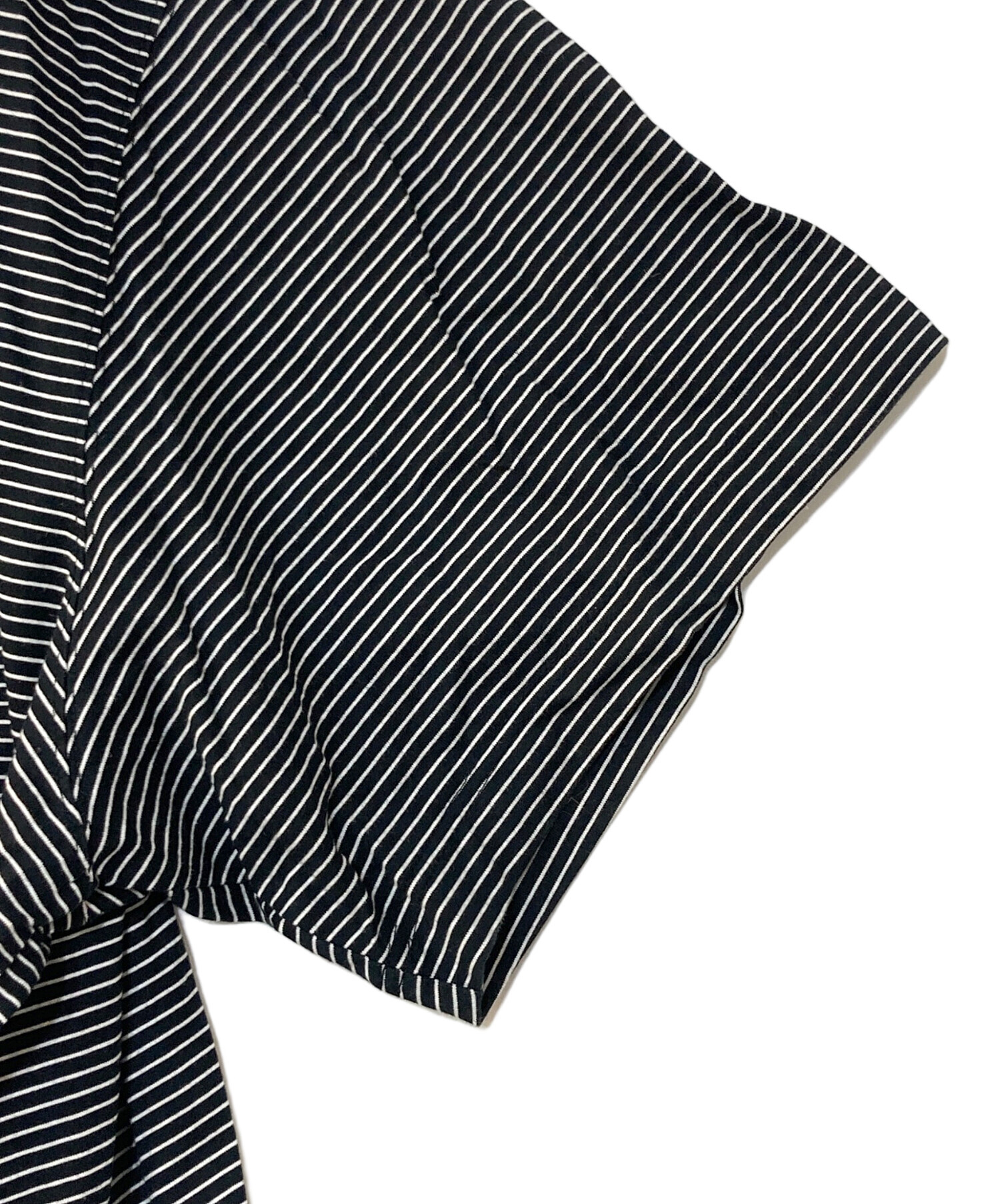 中古・古着通販】is-ness (イズネス) BALLOON SHORT SLEEVE ボーダーT 