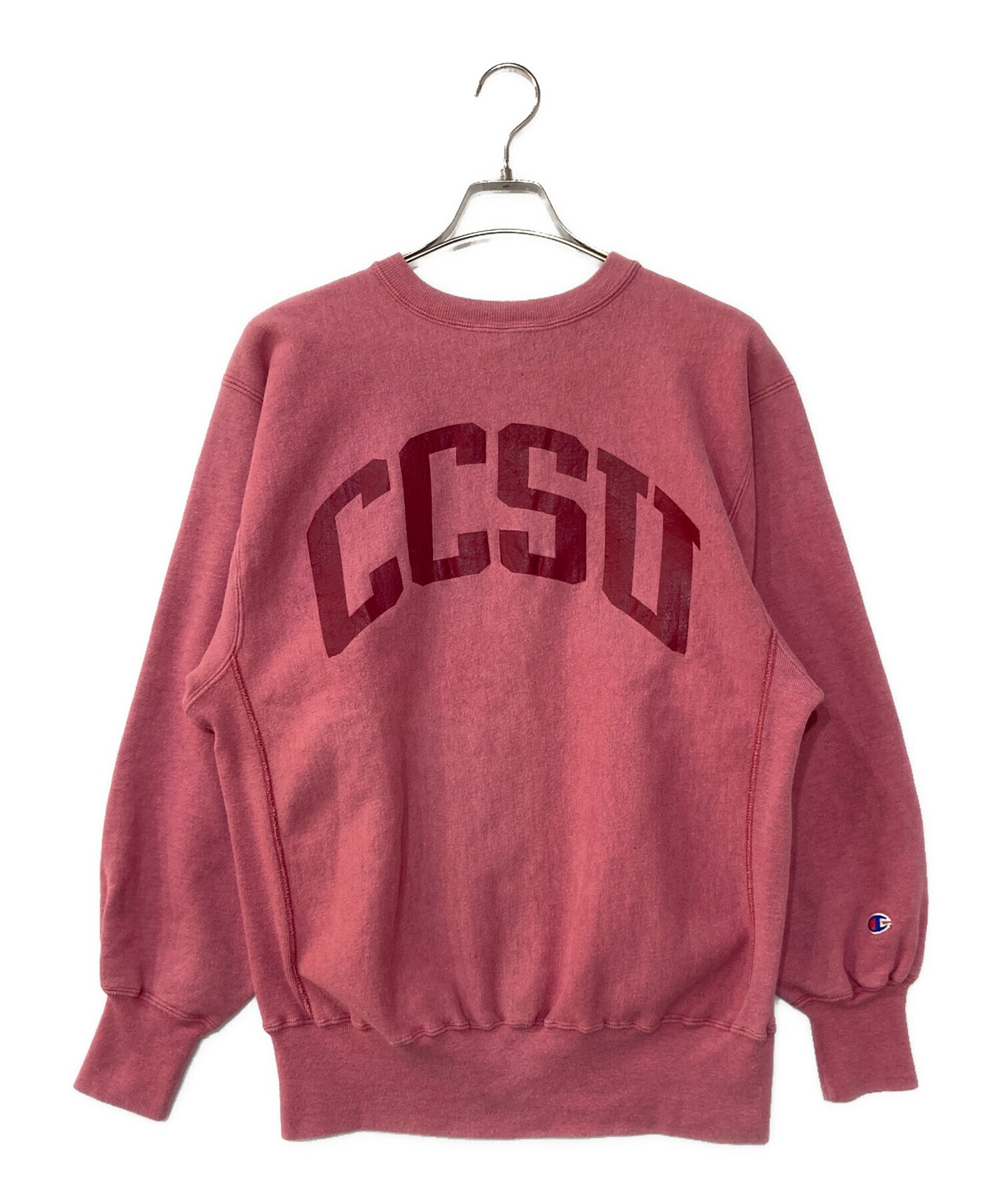 よ*し様 チャンピオン リバースウィーブ フーディー 90s 両目なし 赤 中古・古着通販】Champion REVERSE WEAVE (チャンピオン リバース