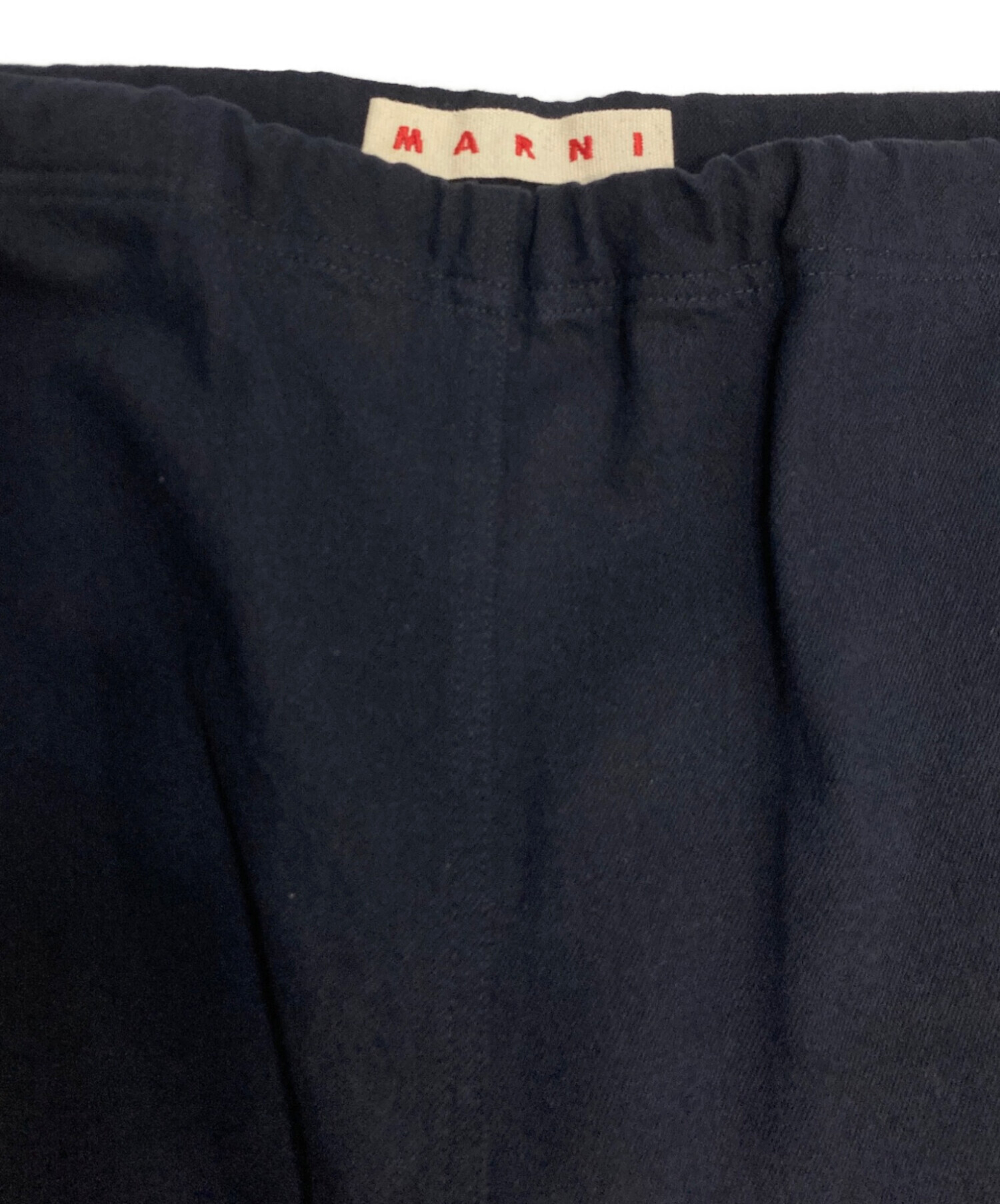 中古・古着通販】MARNI (マルニ) ワイドパンツ ネイビー サイズ:36
