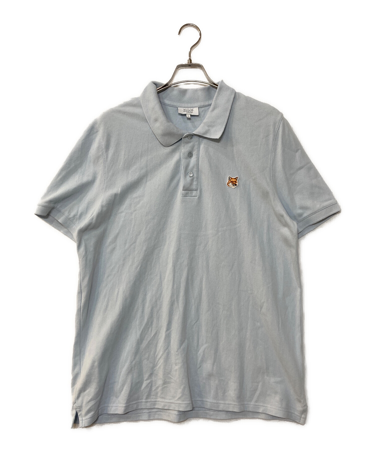 MAISON KITSUNÉ グレー ポロシャツ Sサイズ　使用頻度少 MAISON KITSUNE（メゾン キツネ） ポロシャツ BOLD FOX HEAD
