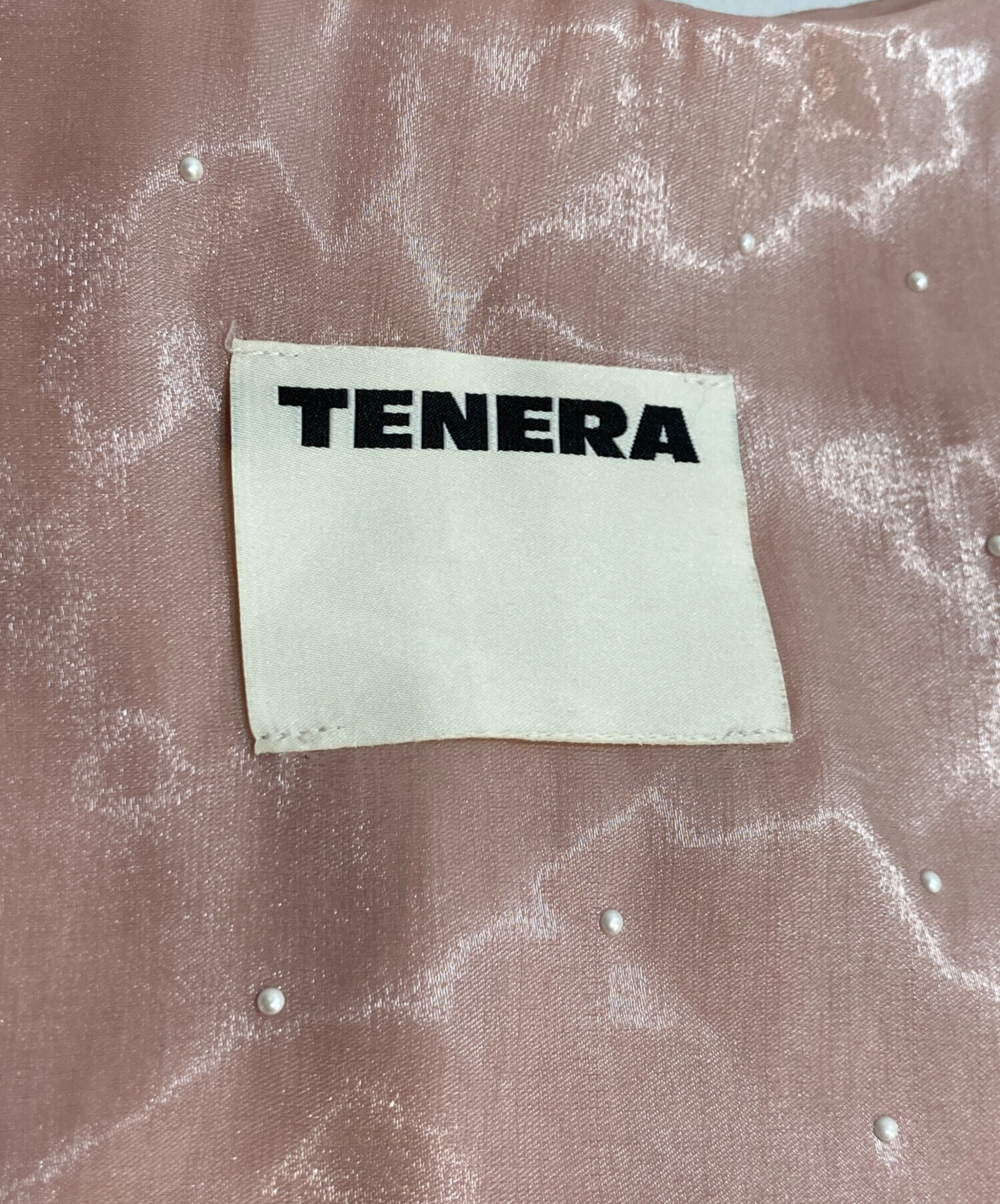 中古・古着通販】tenera (テネラ) バレリーナショルダーバッグ ピンク