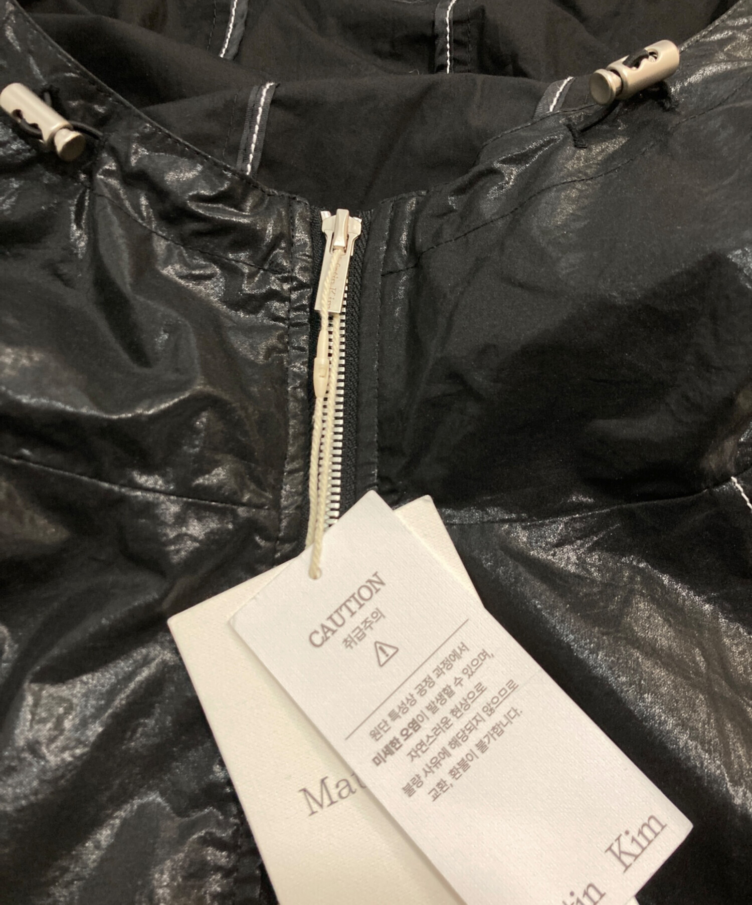 Martin Kim 黒ショートジャケット Matin Kim] FRINGE SUEDE JACKET FOR MEN IN BLACK 正規品 韓国