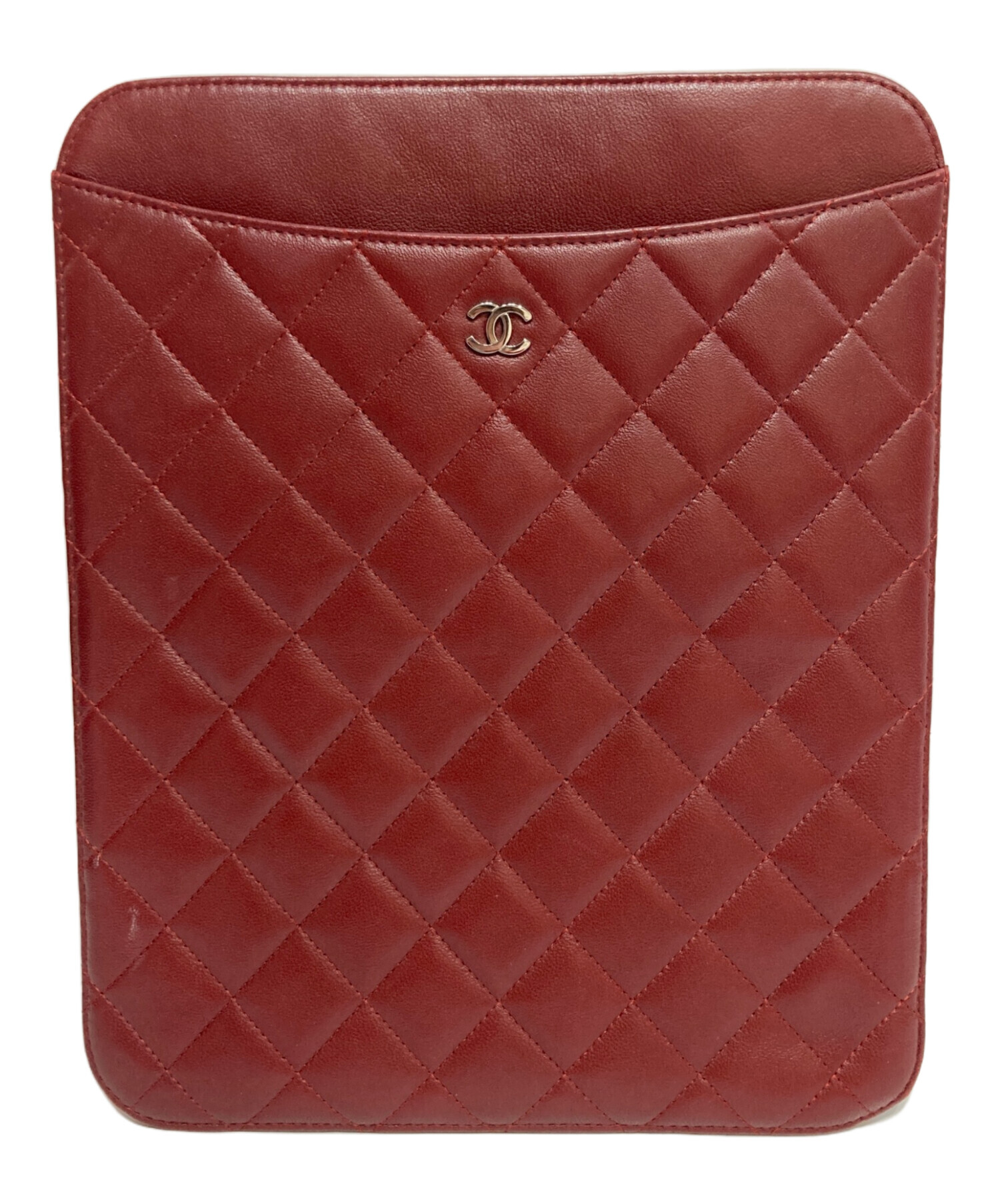 中古・古着通販】CHANEL (シャネル) マトラッセipadケース ボルドー
