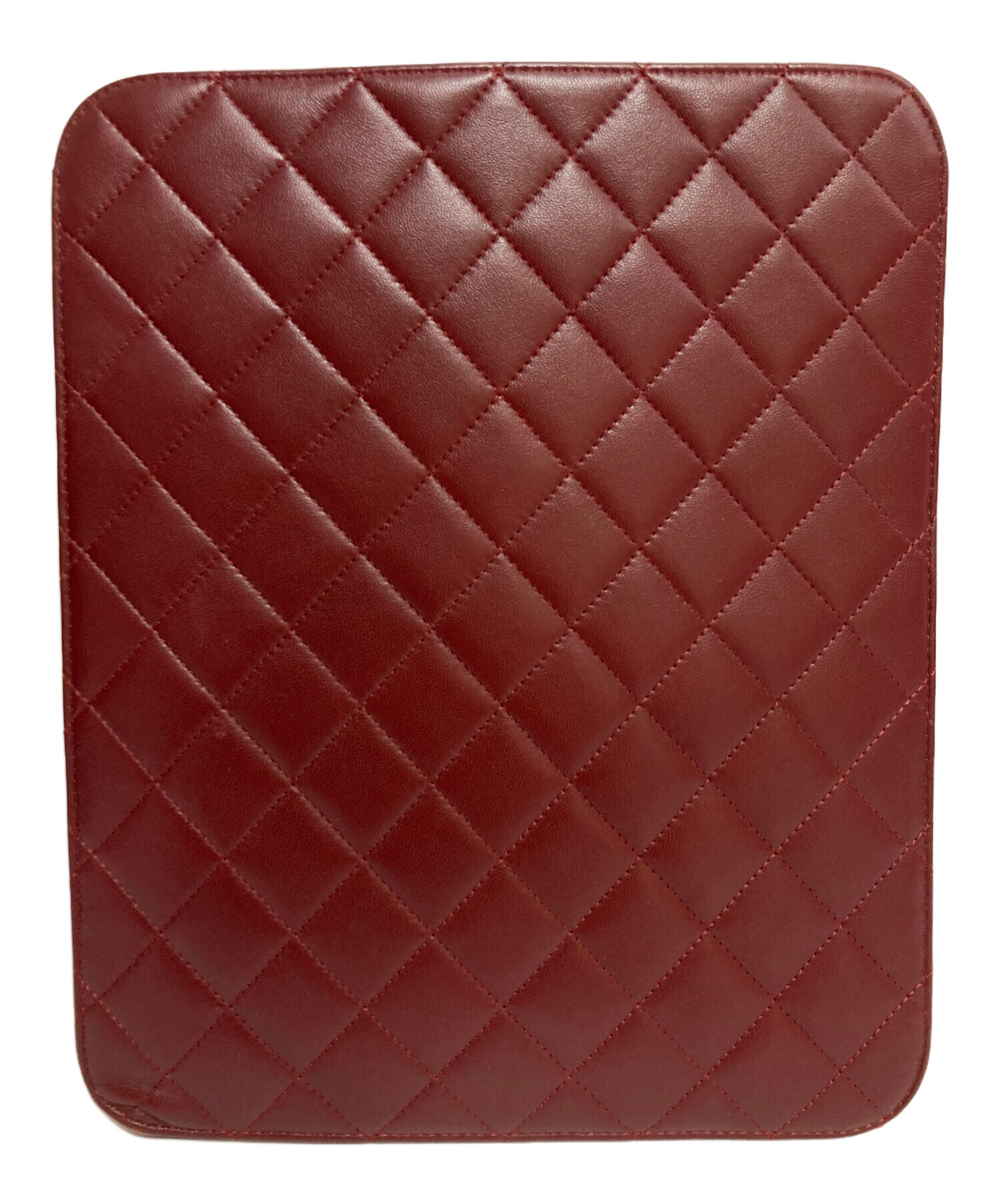 中古・古着通販】CHANEL (シャネル) マトラッセipadケース ボルドー