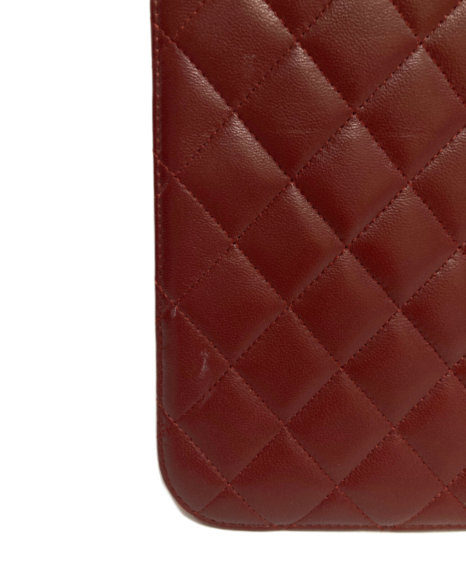 中古・古着通販】CHANEL (シャネル) マトラッセipadケース ボルドー
