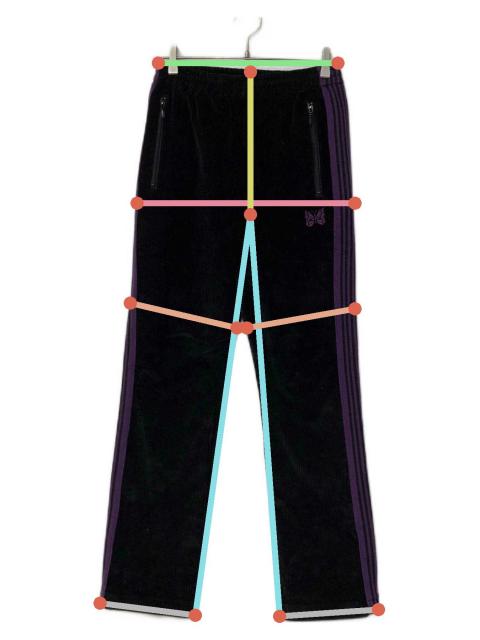 Needles ニードルス　コーデュロイ パンツ サイドストライプ　FK381 中古・古着通販】Needles (ニードルズ) コーデュロイ Narrow Track