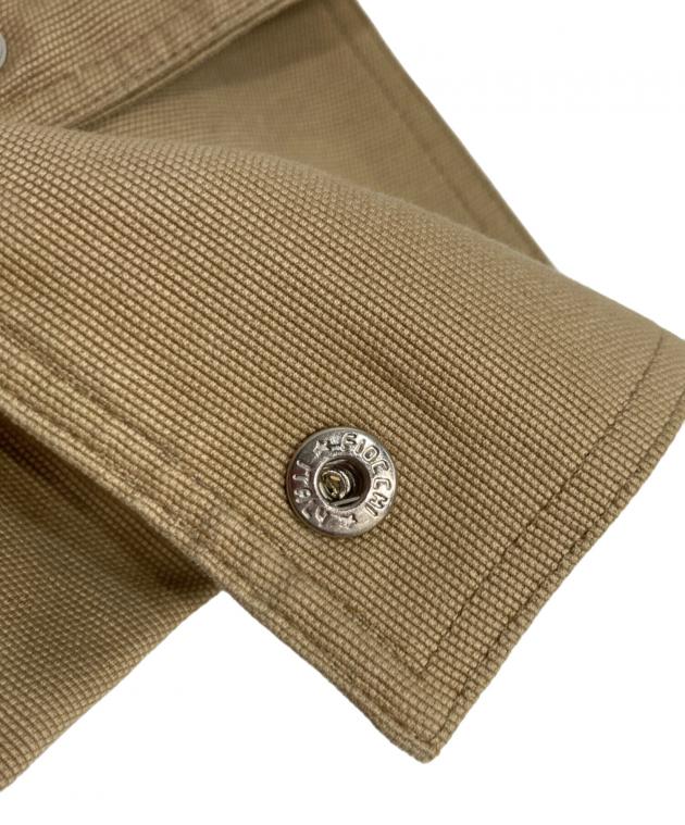中古・古着通販】GUCCI (グッチ) クロップドダックシャツ ベージュ