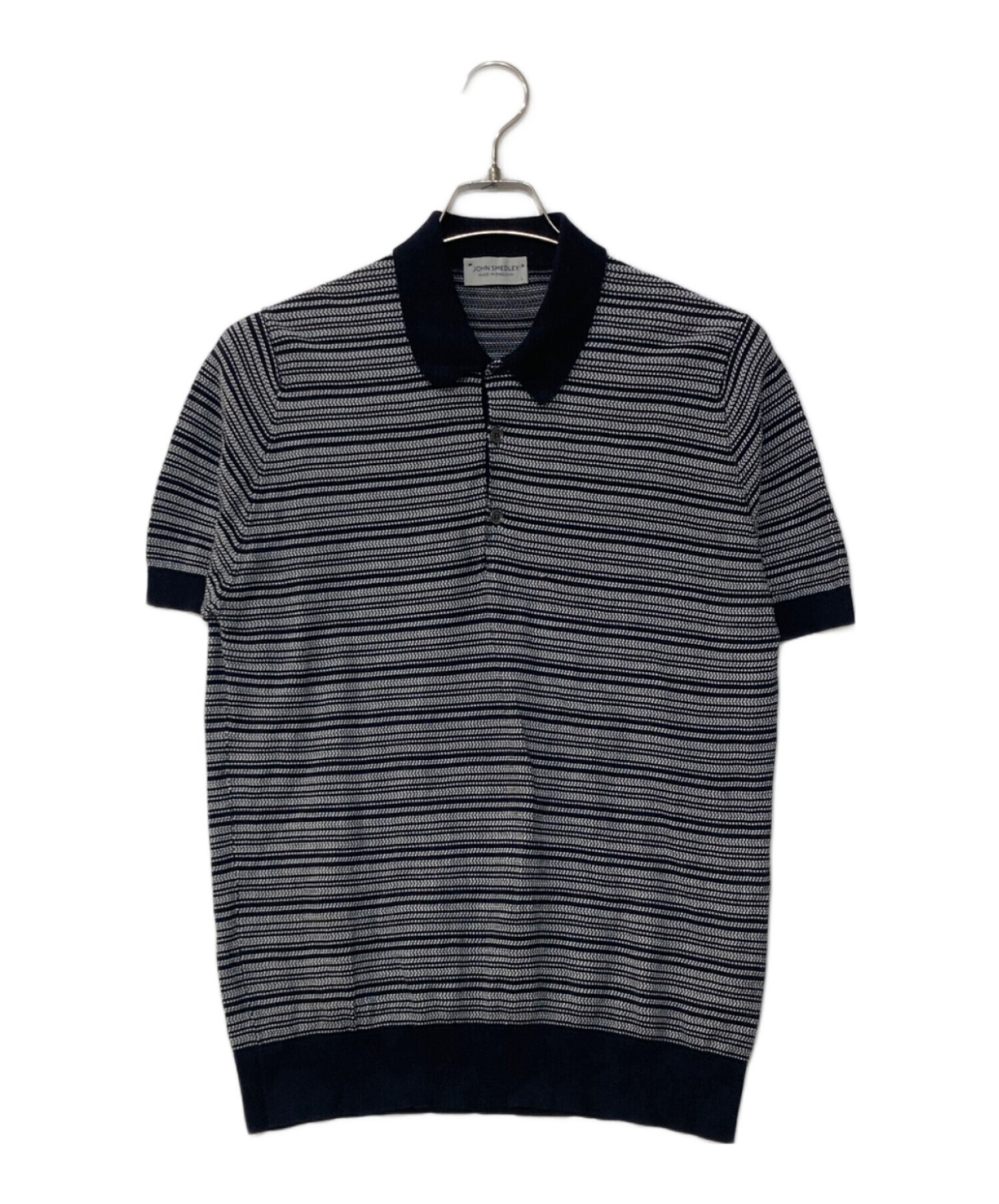 中古・古着通販】JOHN SMEDLEY (ジョンスメドレー) 織ボーダーニット