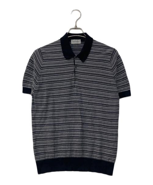 中古・古着通販】JOHN SMEDLEY (ジョンスメドレー) 織ボーダーニット
