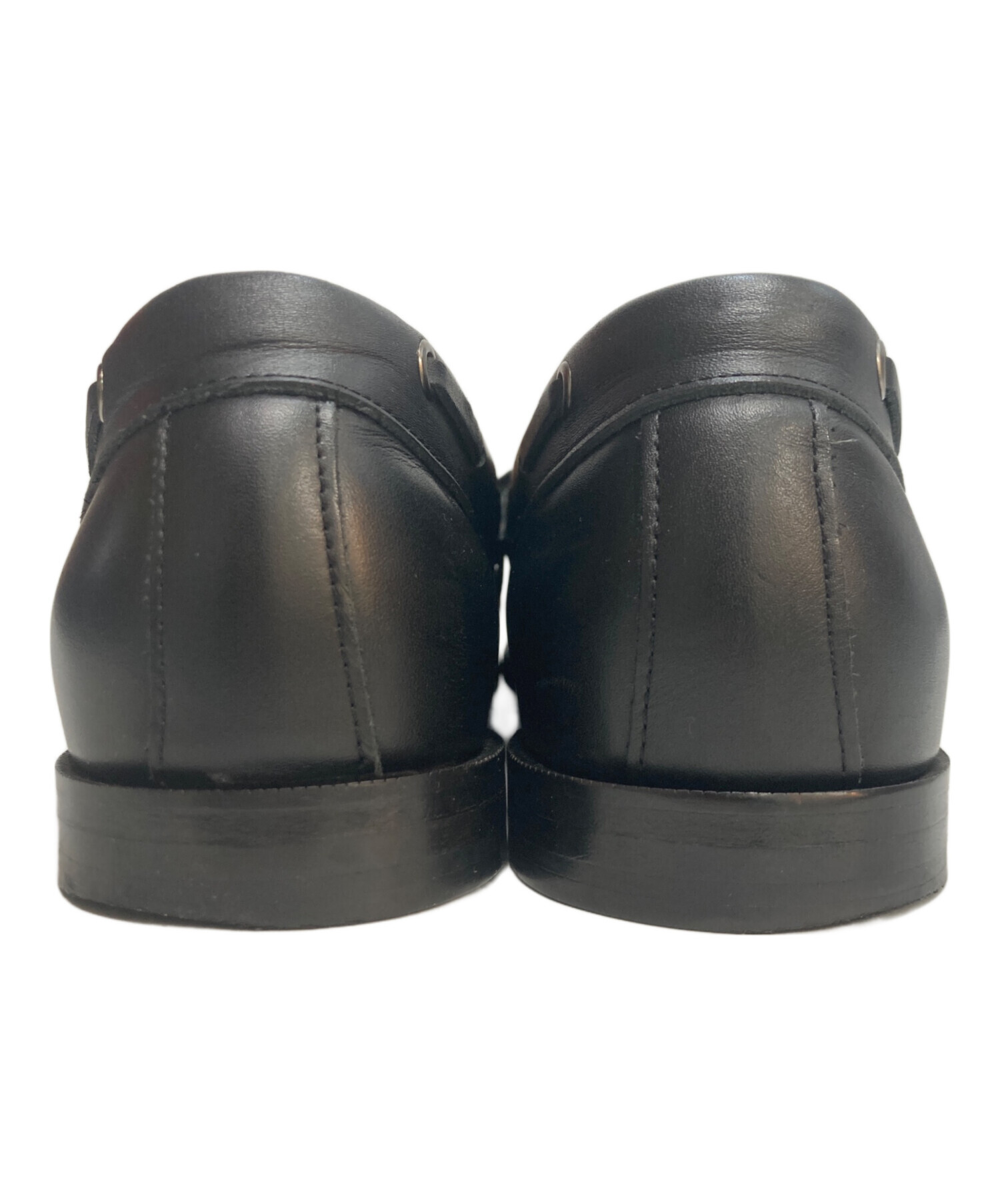 【美品】OLDMAN ブラック レザーモカシン　ローファー 中古・古着通販】OLDMAN (オールドマン) SURF モカシンレザーシューズ