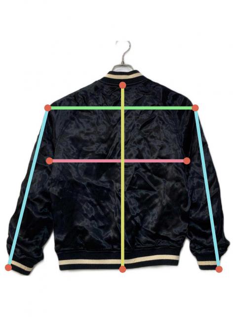 中古・古着通販】Schott (ショット) スター刺繍サテンスカジャン