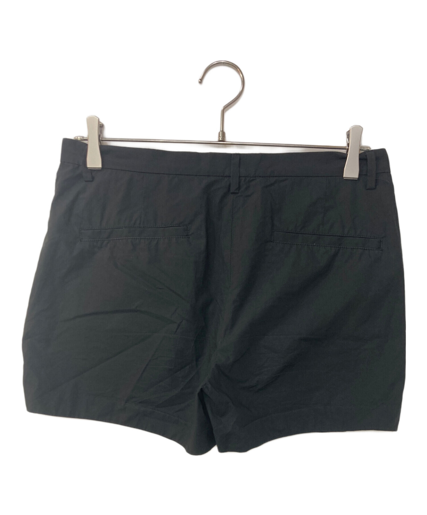 HELMUT LANG ブラック エクスパンション パネルショートパンツ 中古・古着通販】HELMUT LANG (ヘルムートラング) 3タックショート