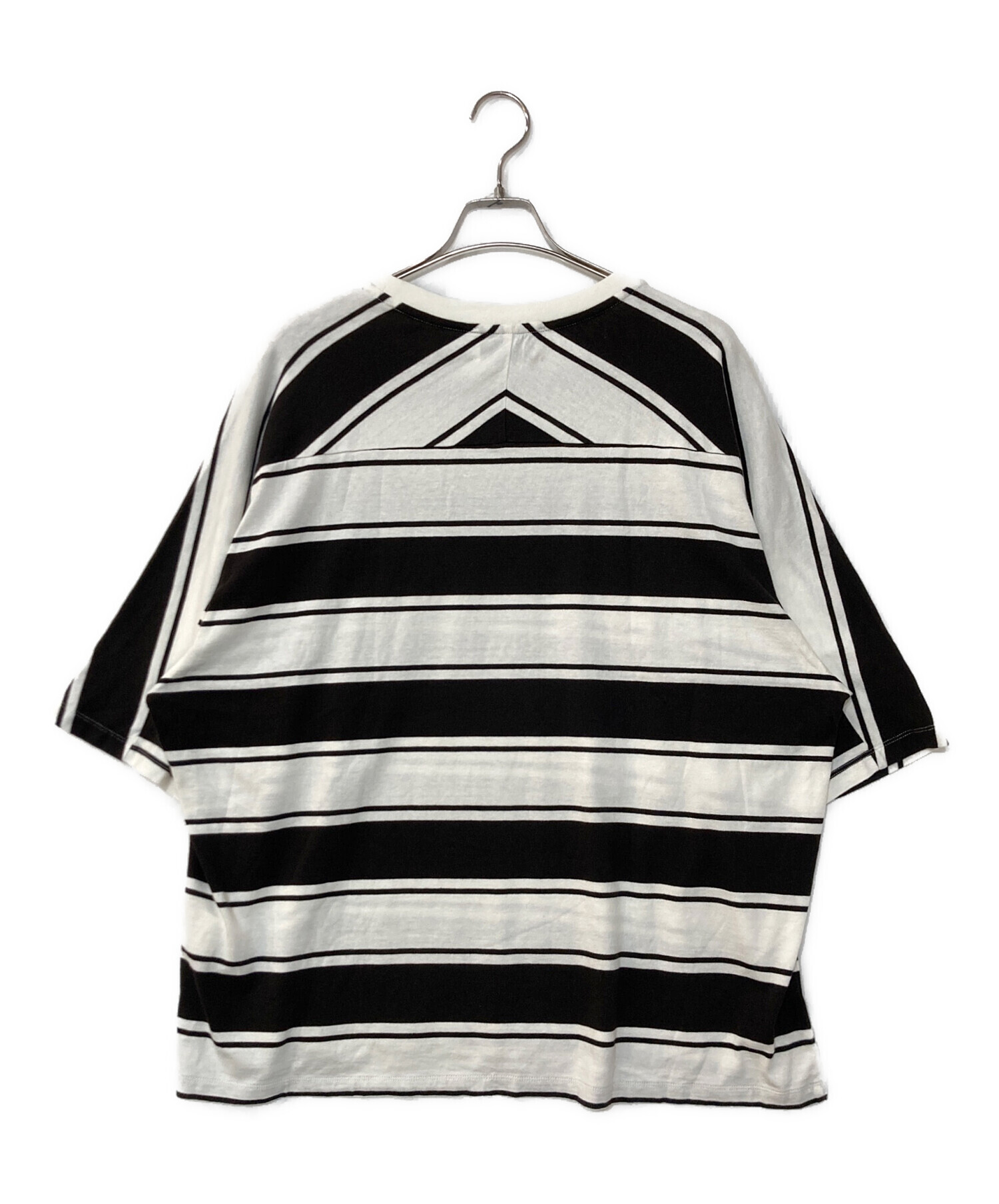 中古・古着通販】UNUSED (アンユーズド) Short Sleeve Border T-Shirt