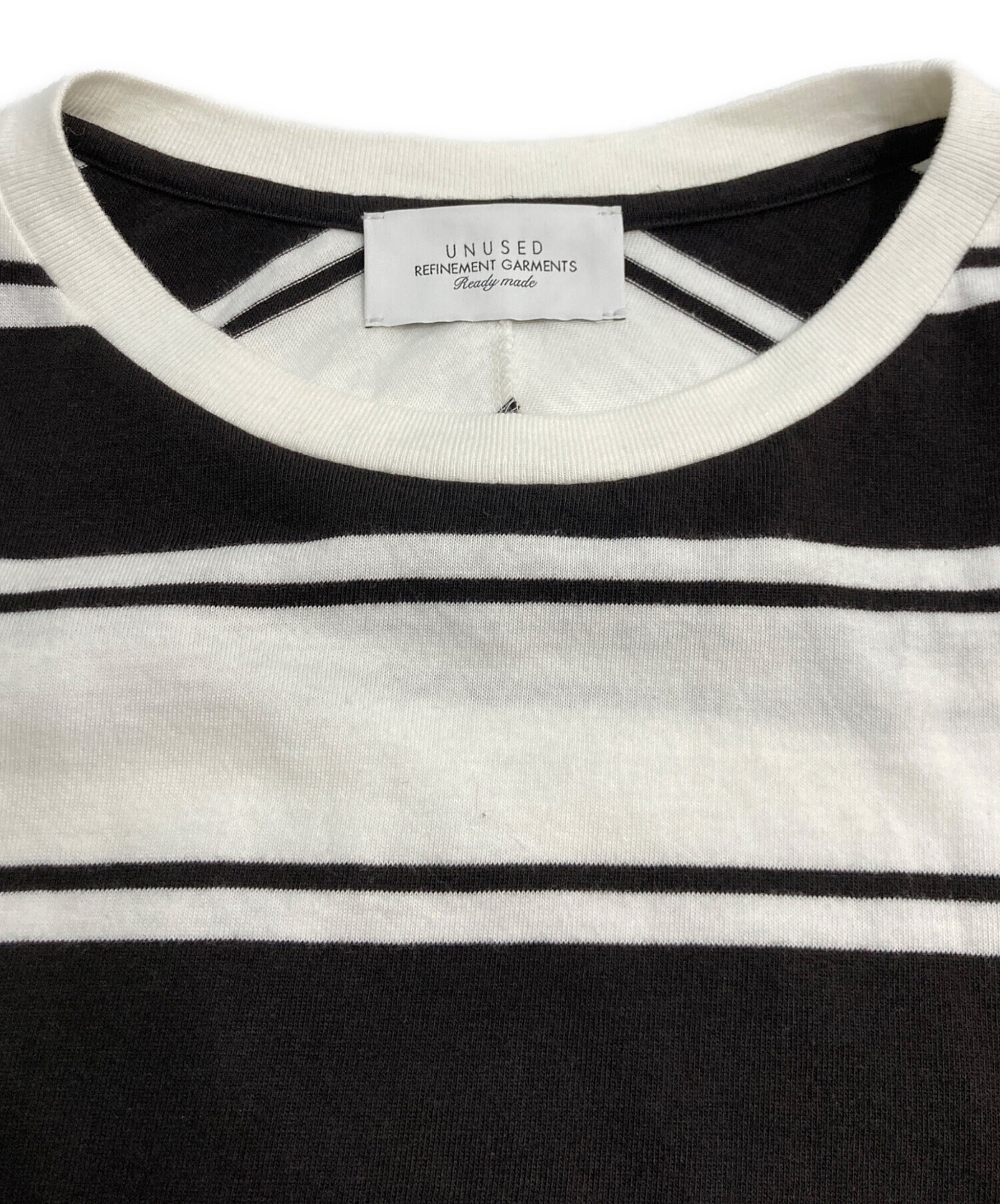 中古・古着通販】UNUSED (アンユーズド) Short Sleeve Border T-Shirt