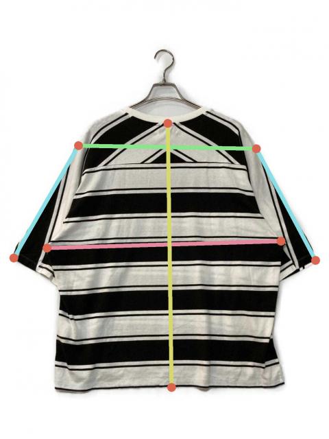 中古・古着通販】UNUSED (アンユーズド) Short Sleeve Border T-Shirt