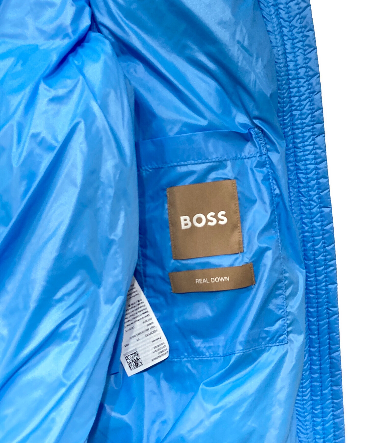 中古・古着通販】BOSS (ボス) ダウンベスト スカイブルー サイズ:36 中古・古着通販】BOSS (ボス) ダウンベスト スカイブルー サイズ:36