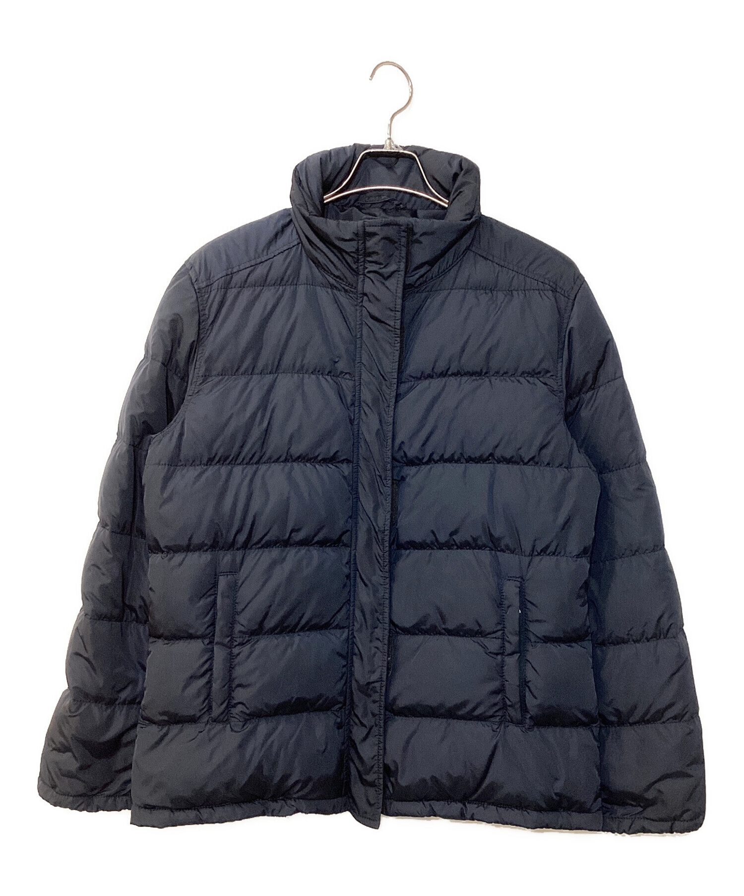 中古・古着通販】PRADA (プラダ) ダウンジャケット ネイビー サイズ:42 中古・古着通販】PRADA (プラダ) ダウンジャケット ネイビー サイズ:42
