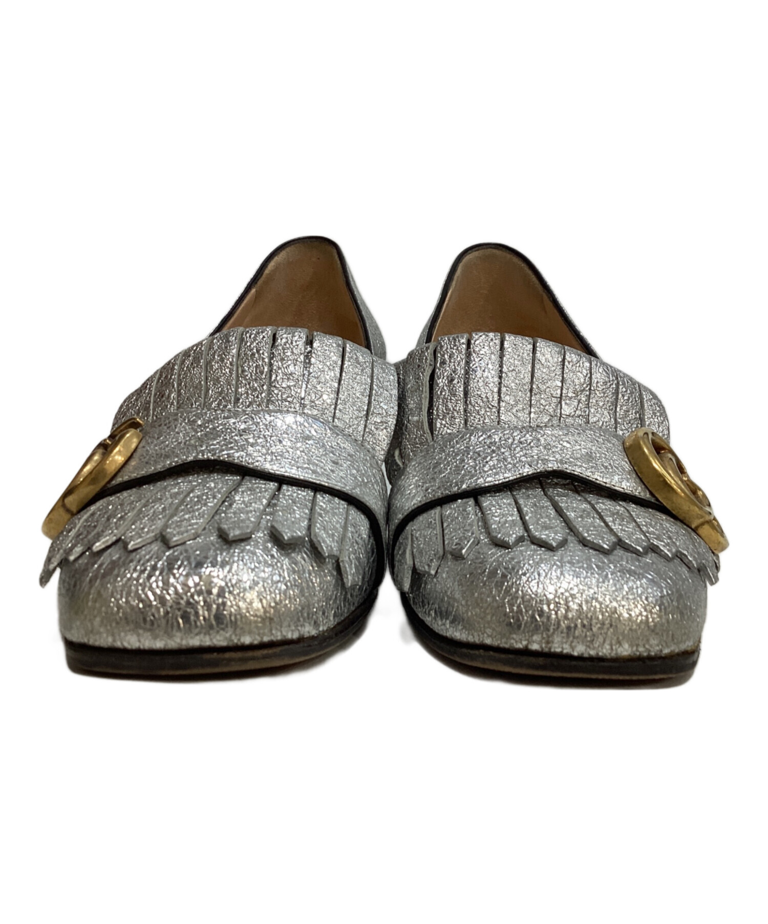 中古・古着通販】GUCCI (グッチ) GGマーモントタッセルローファー